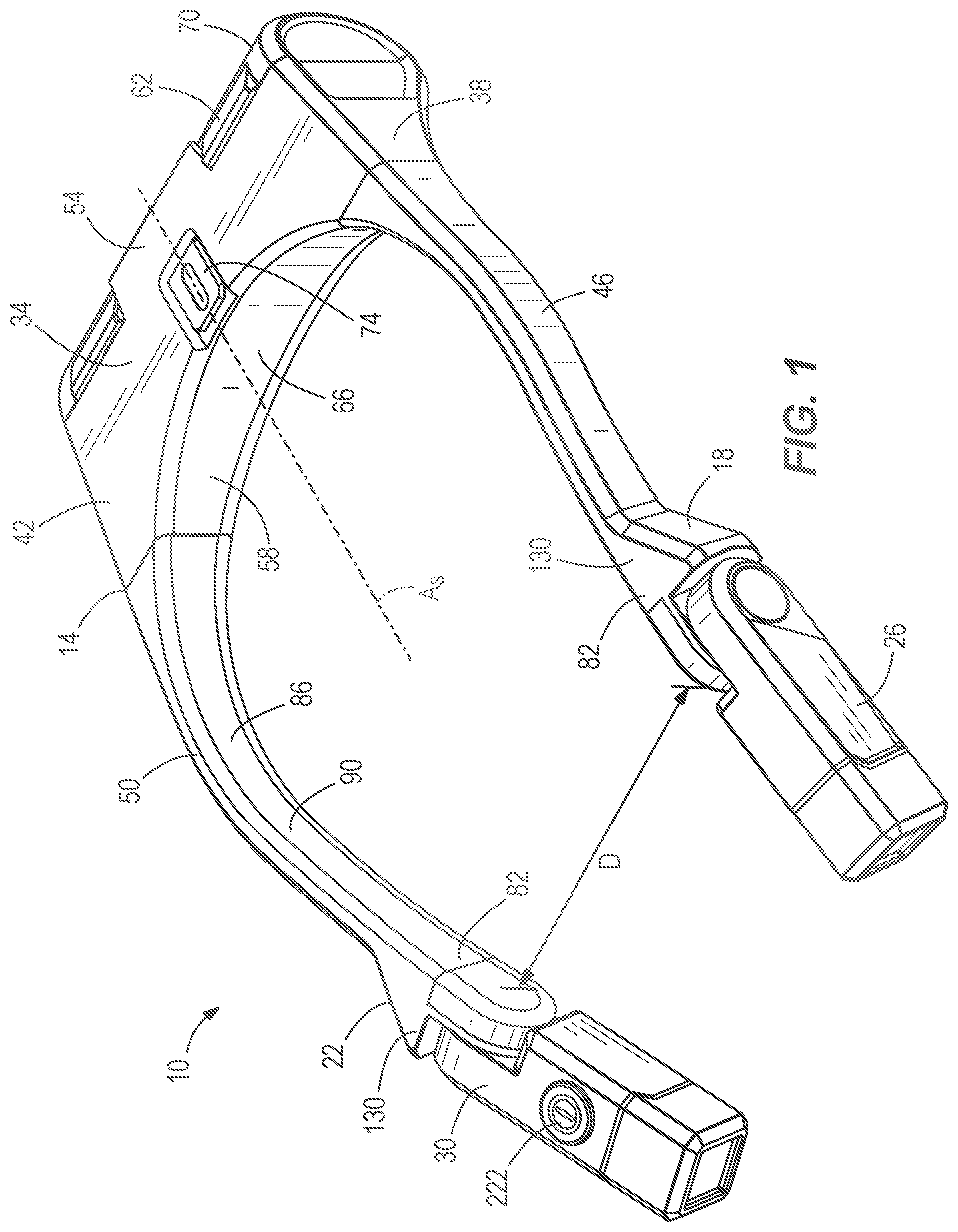Patent US12313246 — Portable neck light — Figure 1
