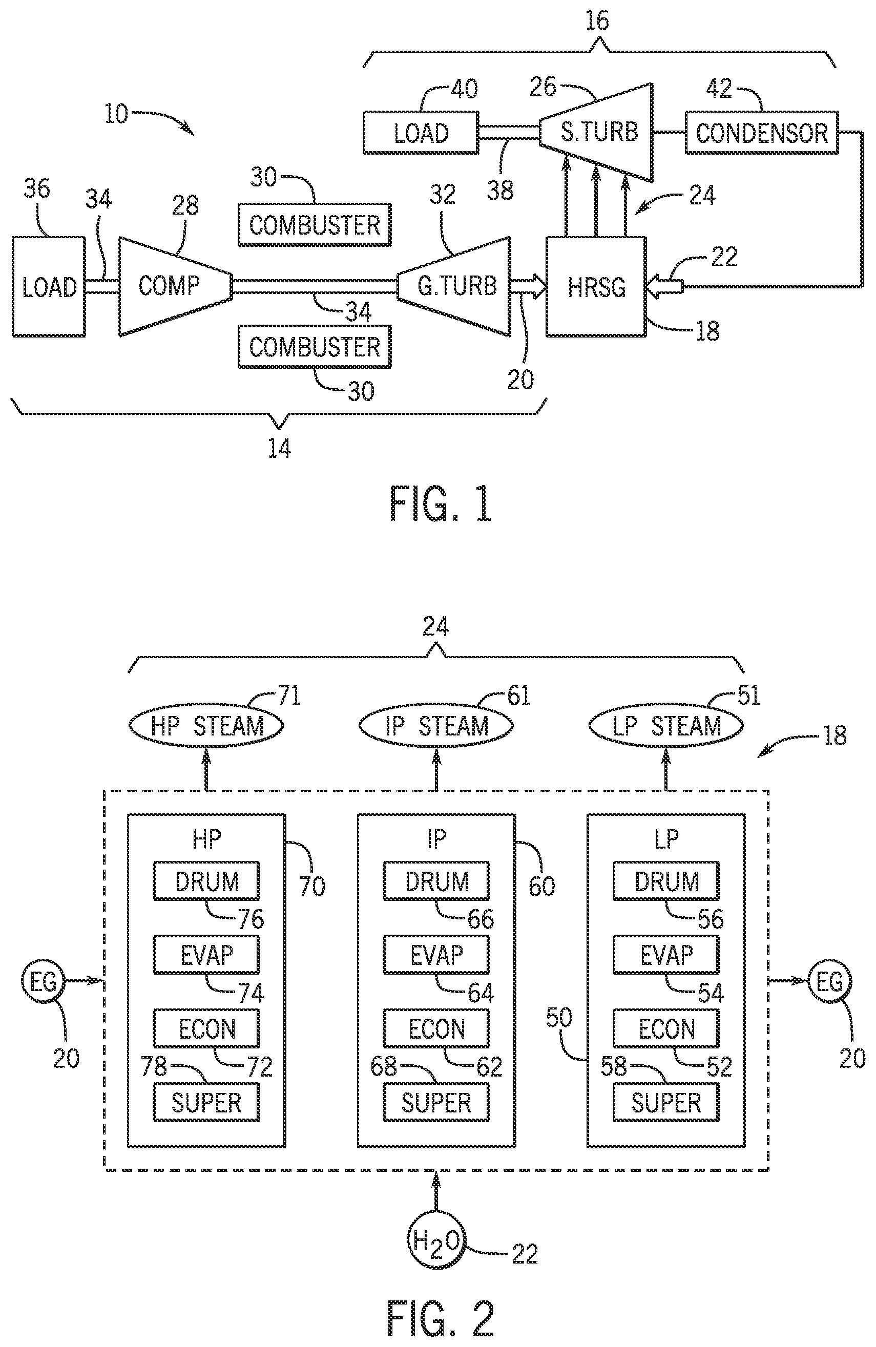Patent US12313255 — System and method for top platform assembly of heat recovery steam generator (HRSG) — Figure 1