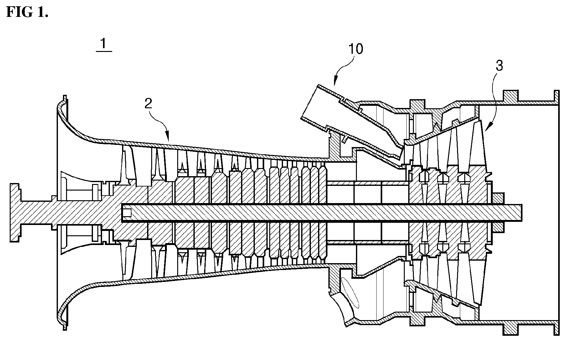 Patent US12313262 — Nozzle assembly, combustor, and gas turbine including same — Figure 1
