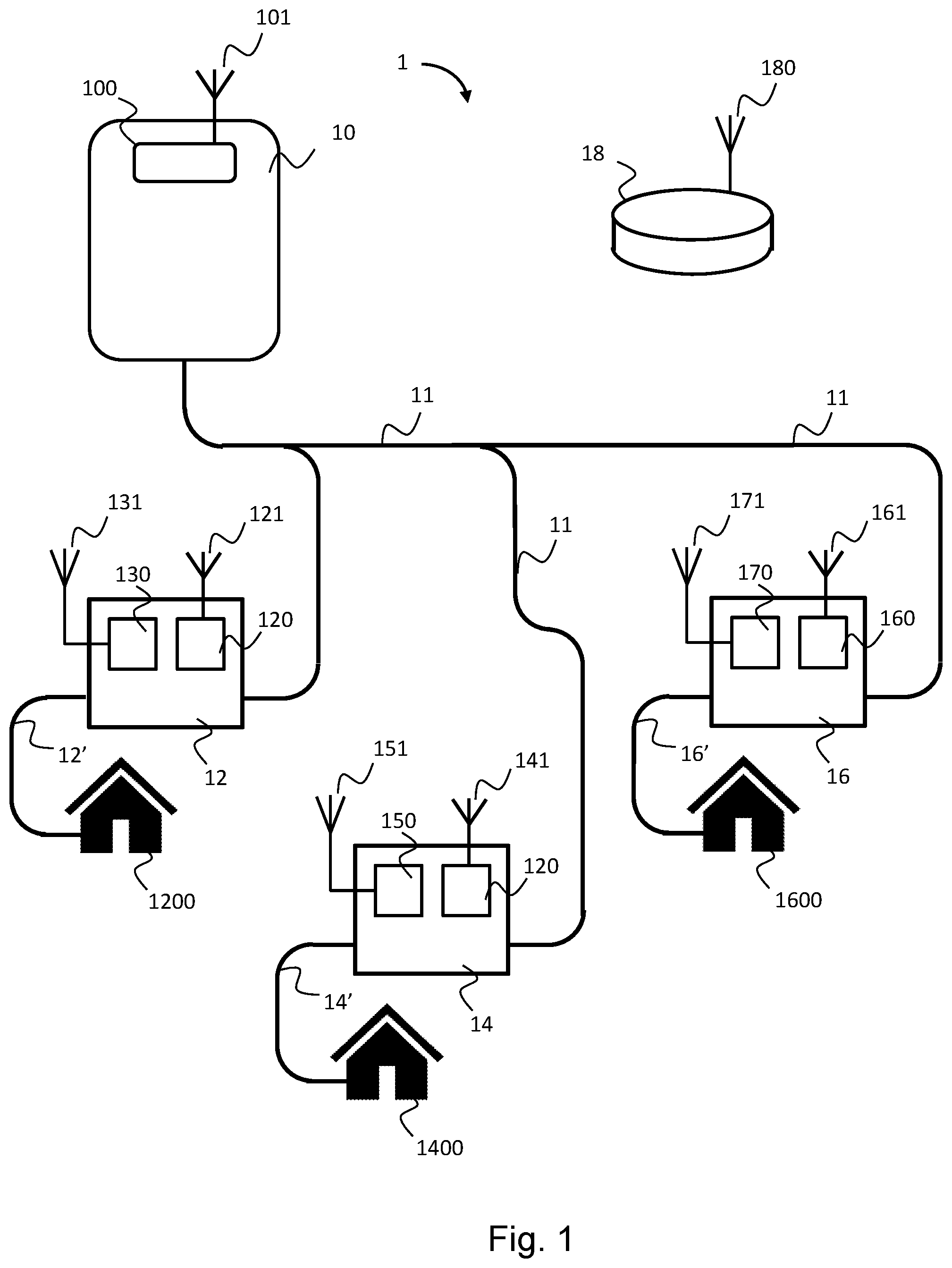 Patent US12313268 Figure 1 – Method for controlling a distribution of domestic hot water, associated supply system and distribution meter