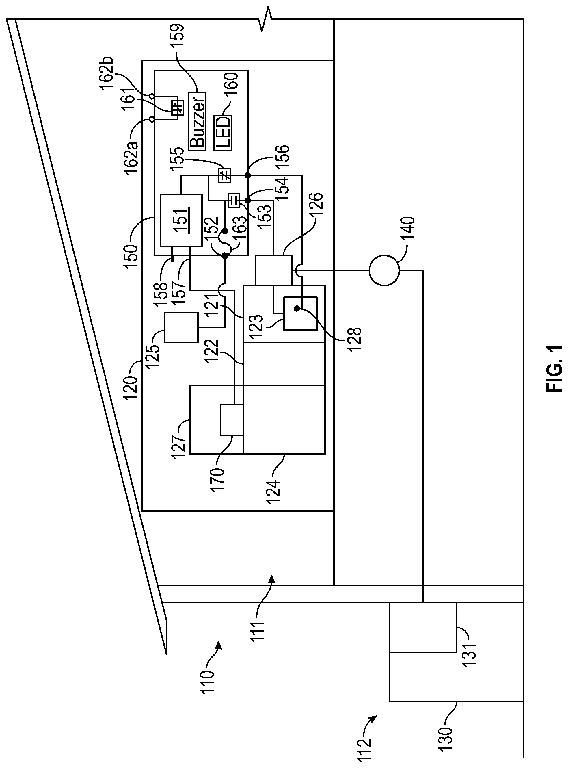 Patent US12313273 Figure 1 – Systems and methods for air temperature control including A2L sensors