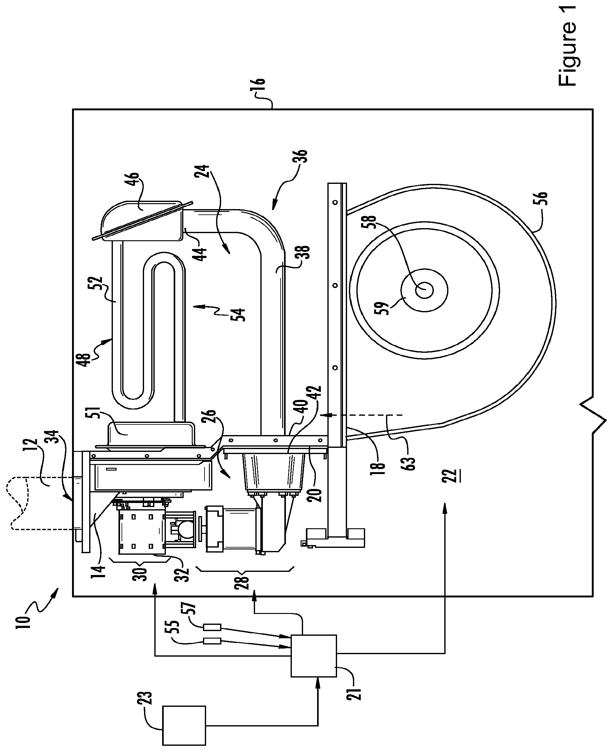 Patent US12313300 — Fuel enrichment system for fuel-fired appliance — Figure 1
