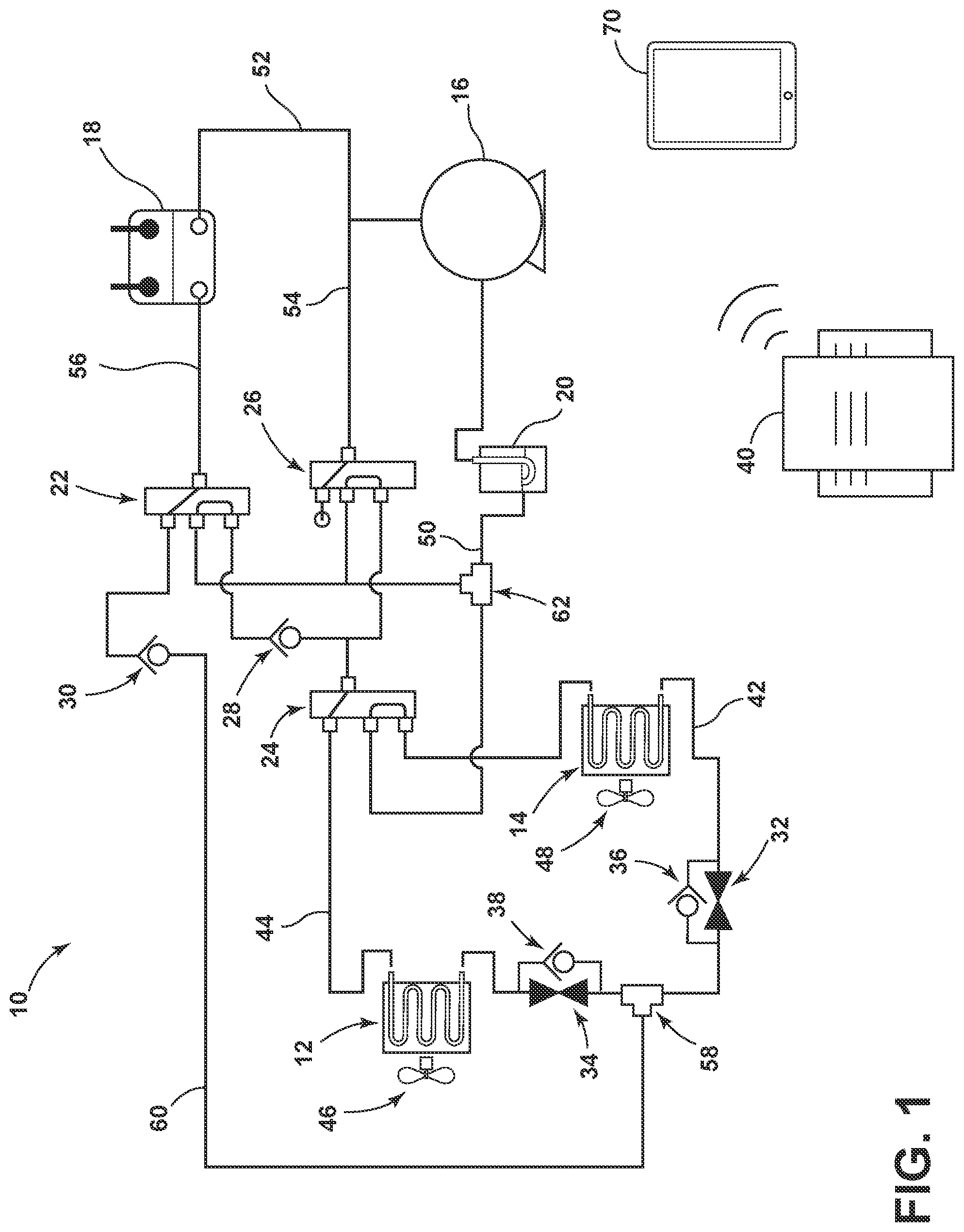 Patent US12313304 — Managing charge allocation and optimizing multi-mode performance of air-source integrated heat pumps — Figure 1