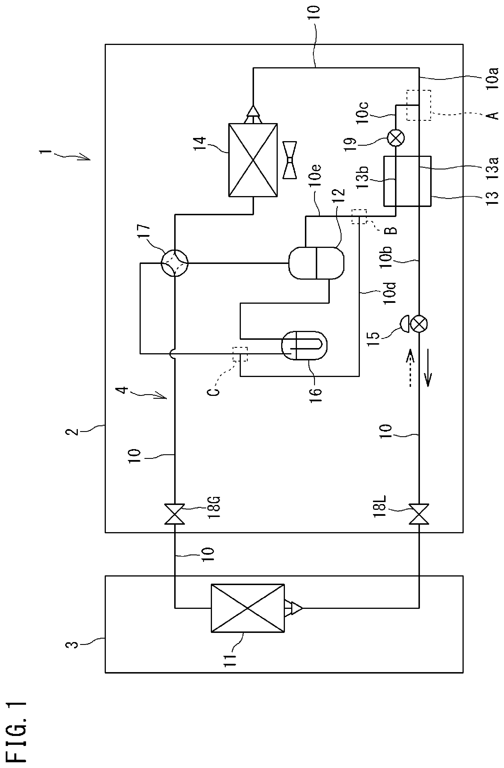 Patent US12313311 Figure 1 – Plate-type refrigerant pipe and refrigeration apparatus