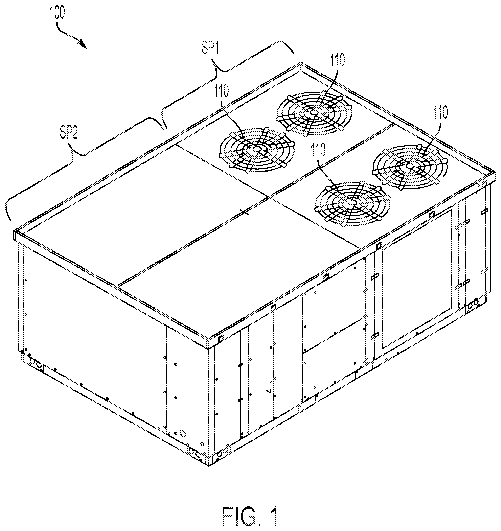 Patent US12313315 — Refrigerant leak mitigation for multi-circuit refrigerant systems — Figure 1