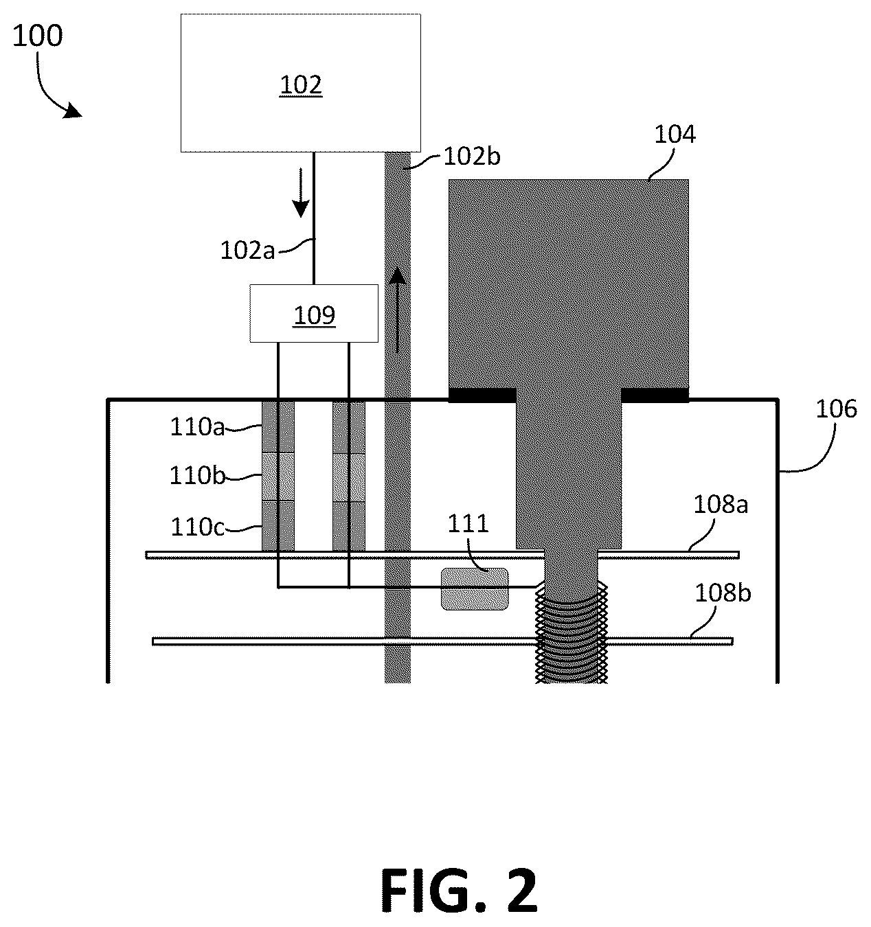 Patent US12313320 Figure 2 – Integrated dilution refrigerators