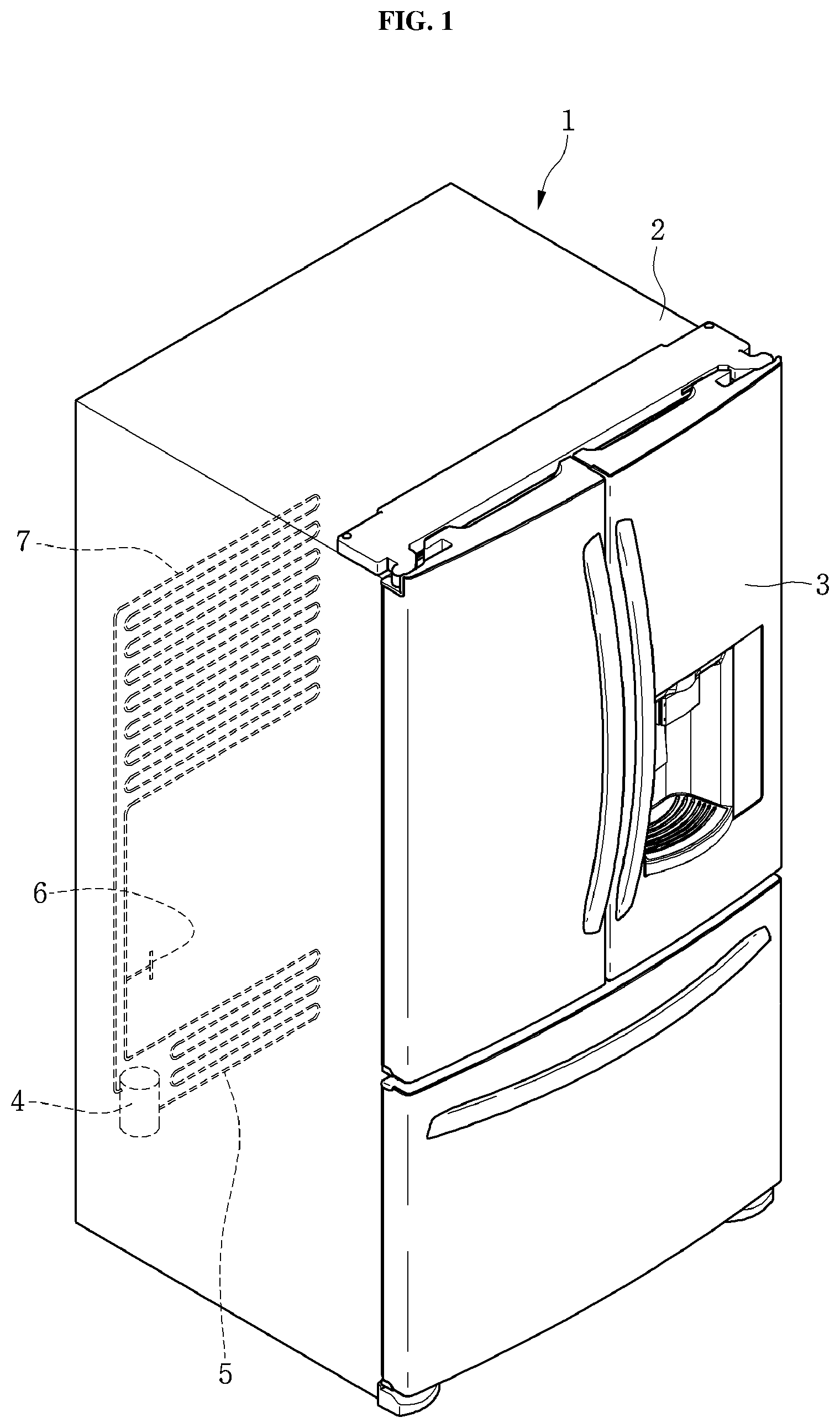 Patent US12313329 — Vacuum adiabatic body and refrigerator — Figure 1