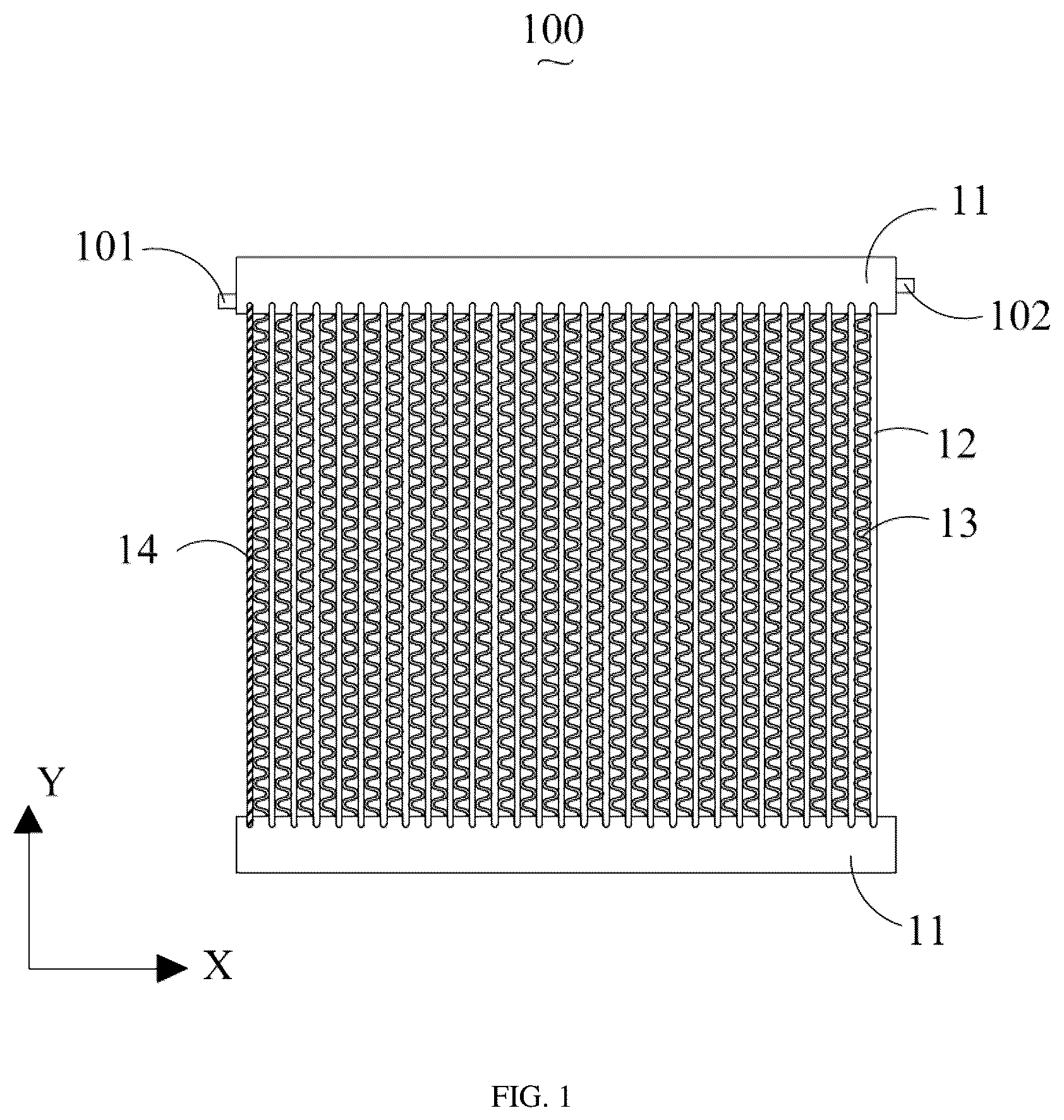 Patent US12313354 Figure 1 – Processing method of heat exchanger and heat exchanger