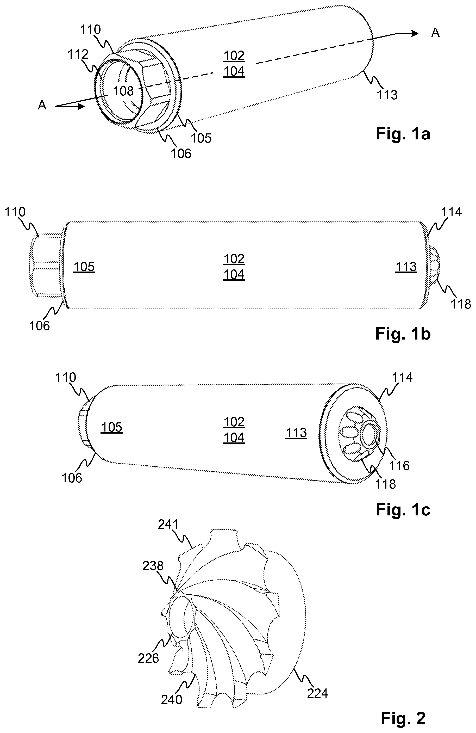 Patent US12313360 — Suppressor for a firearm — Figure 1