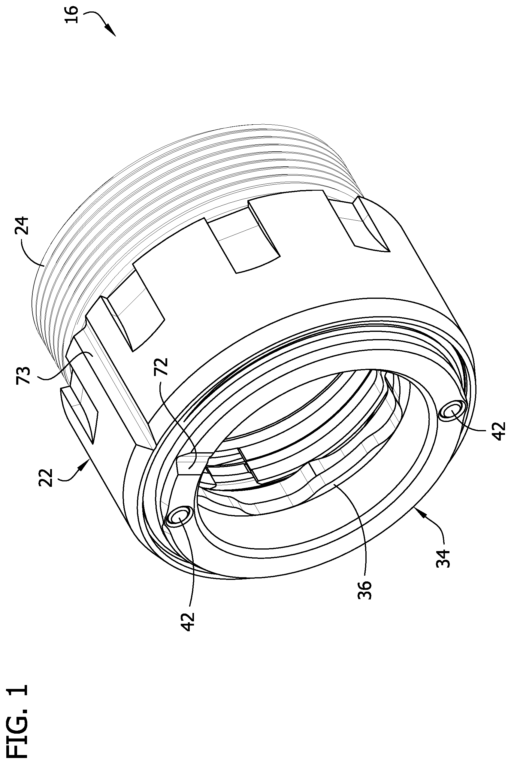 Patent US12313361 — Muzzle mount assembly — Figure 1