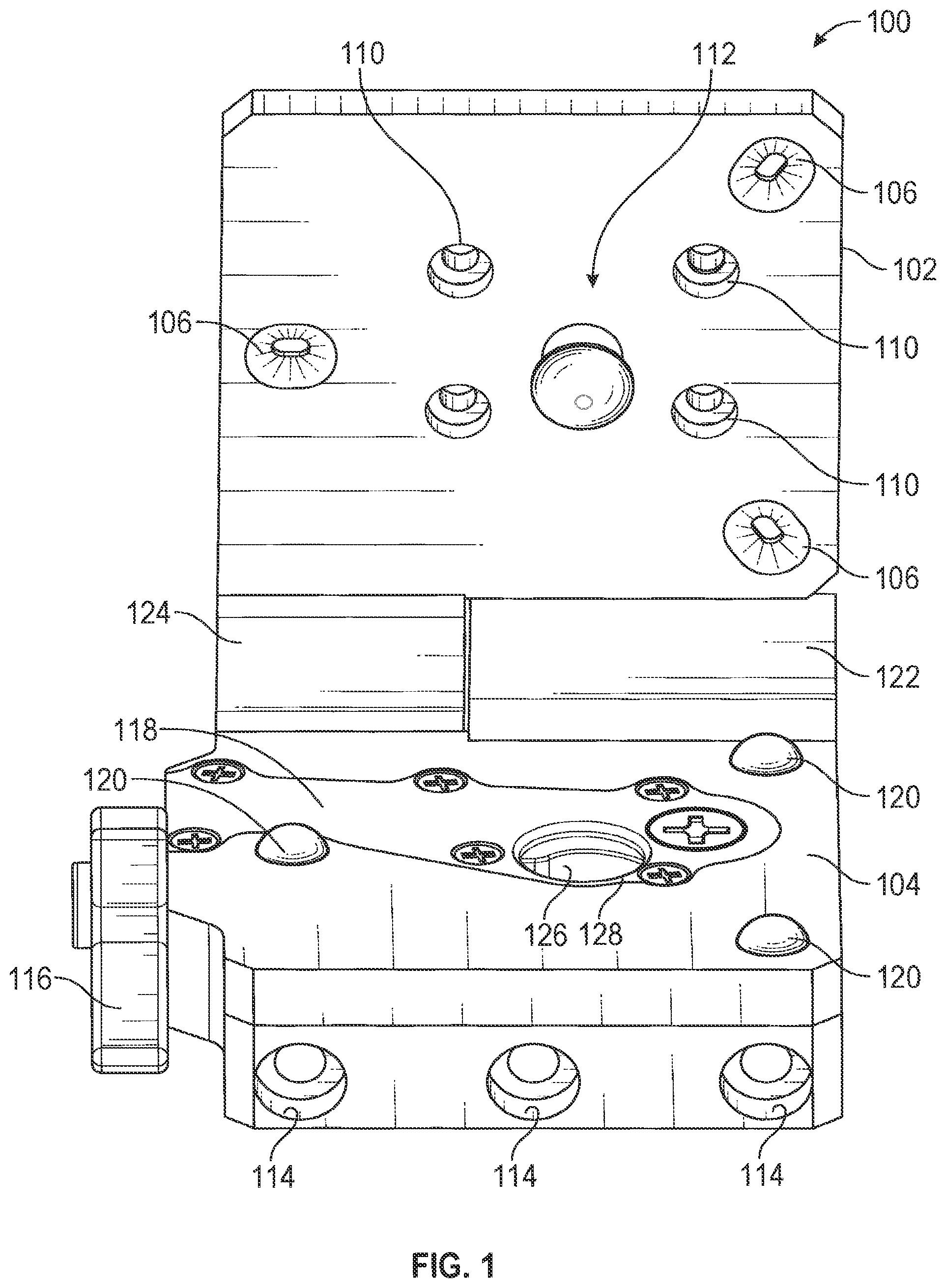 Patent US12313378 — Kinematic mount for a firearm — Figure 1