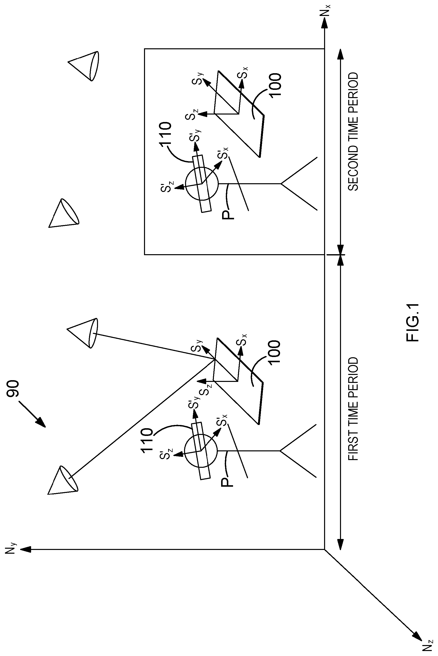 Patent US12313409 — Method of estimating a metric of interest related to the motion of a body — Figure 1