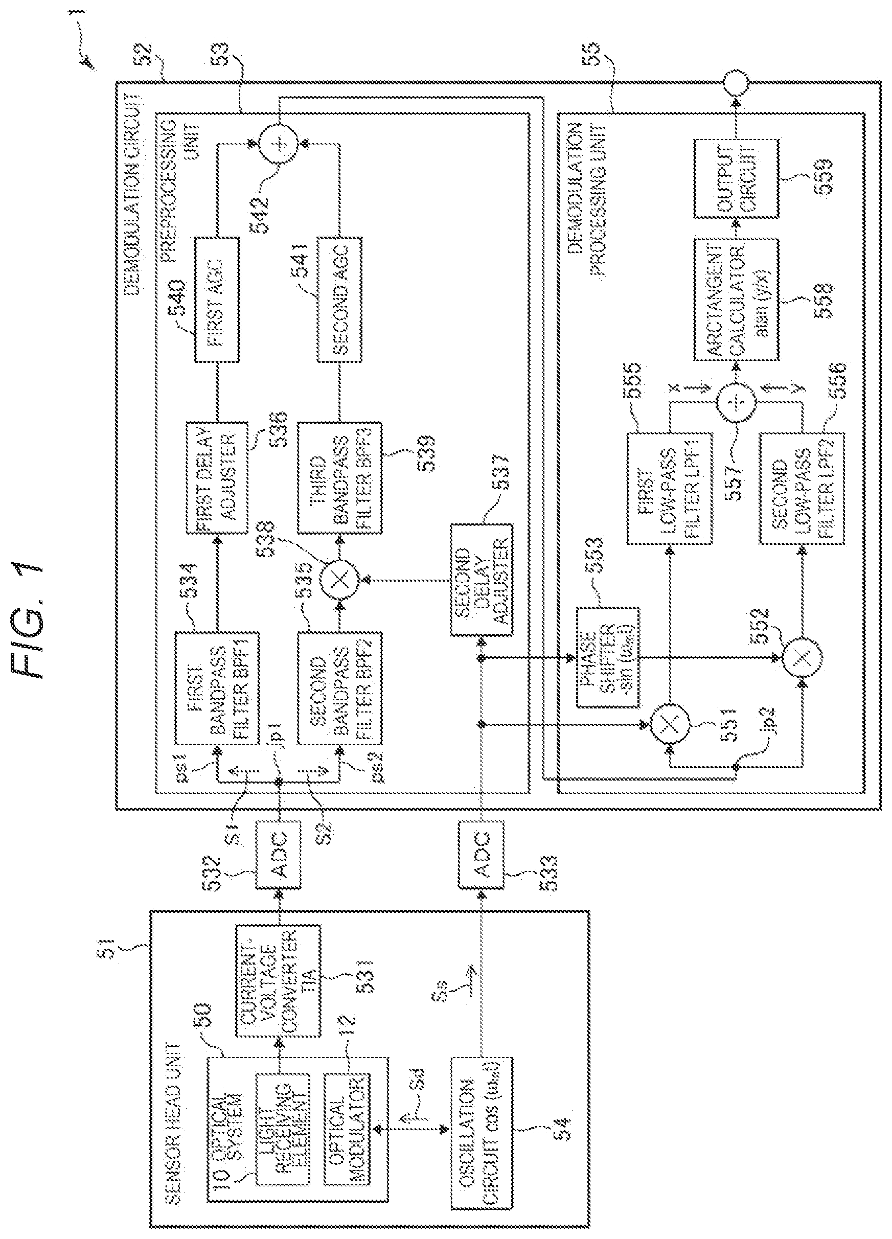 Patent US12313448 — Laser interferometer — Figure 1