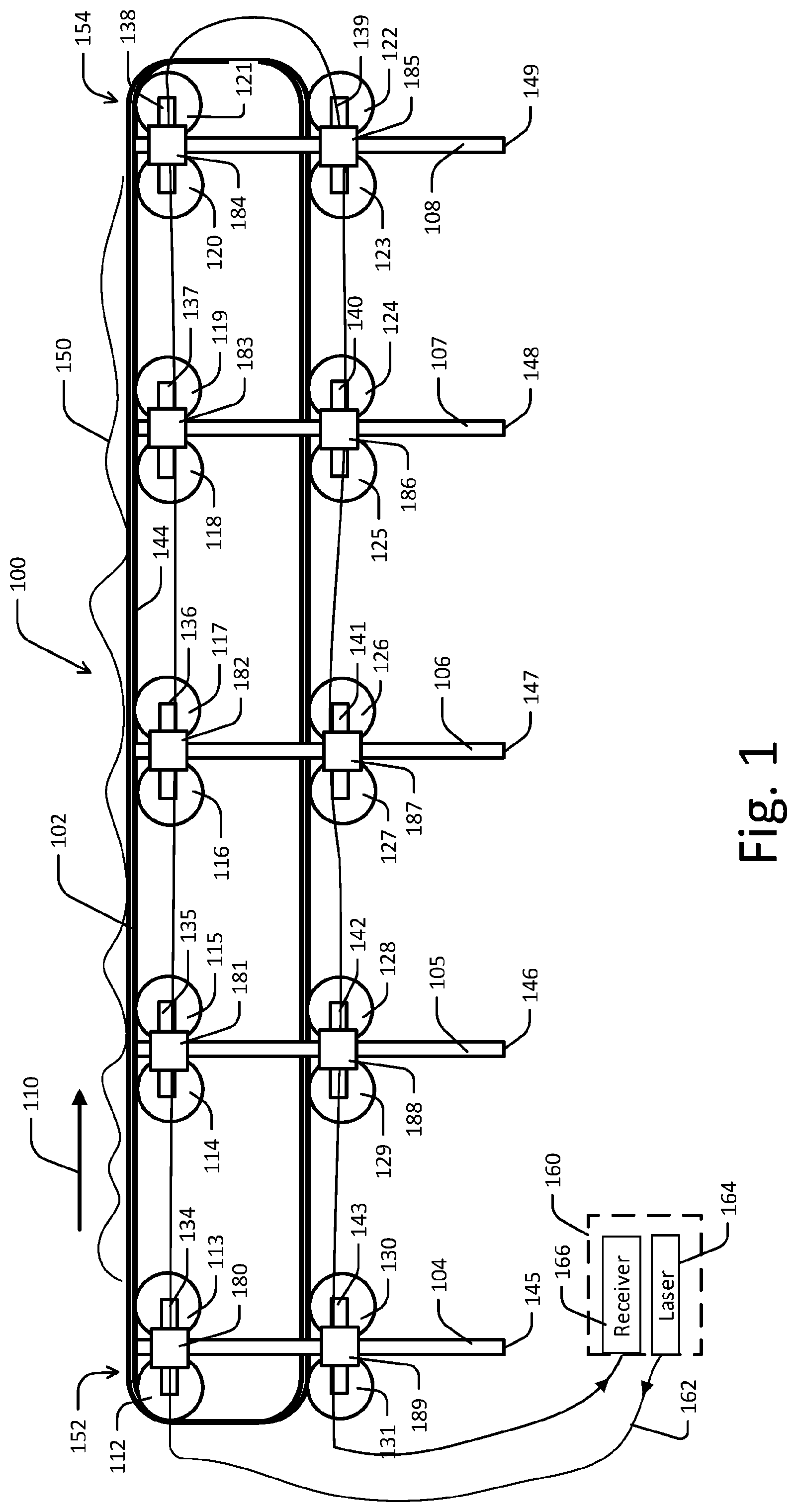 Patent US12313450 Figure 1 – Mounting structure for a vibration sensing system