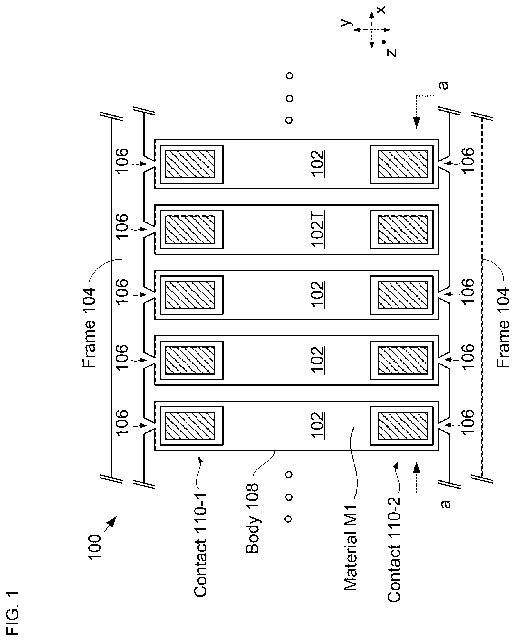 Patent US12313479 — Semiconductor strain gage — Figure 1