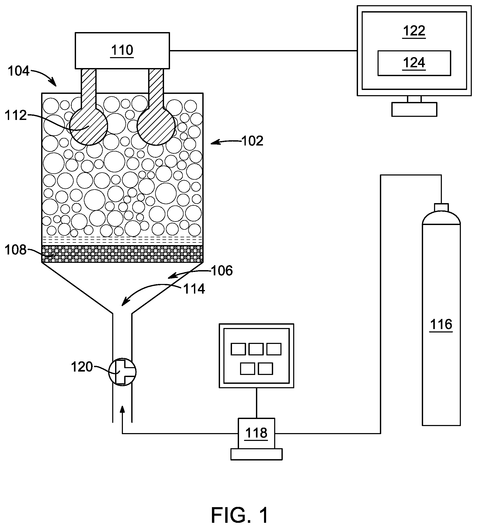 Patent US12313511 — Evaluating the foamability of a solution using a vibrational viscometer — Figure 1