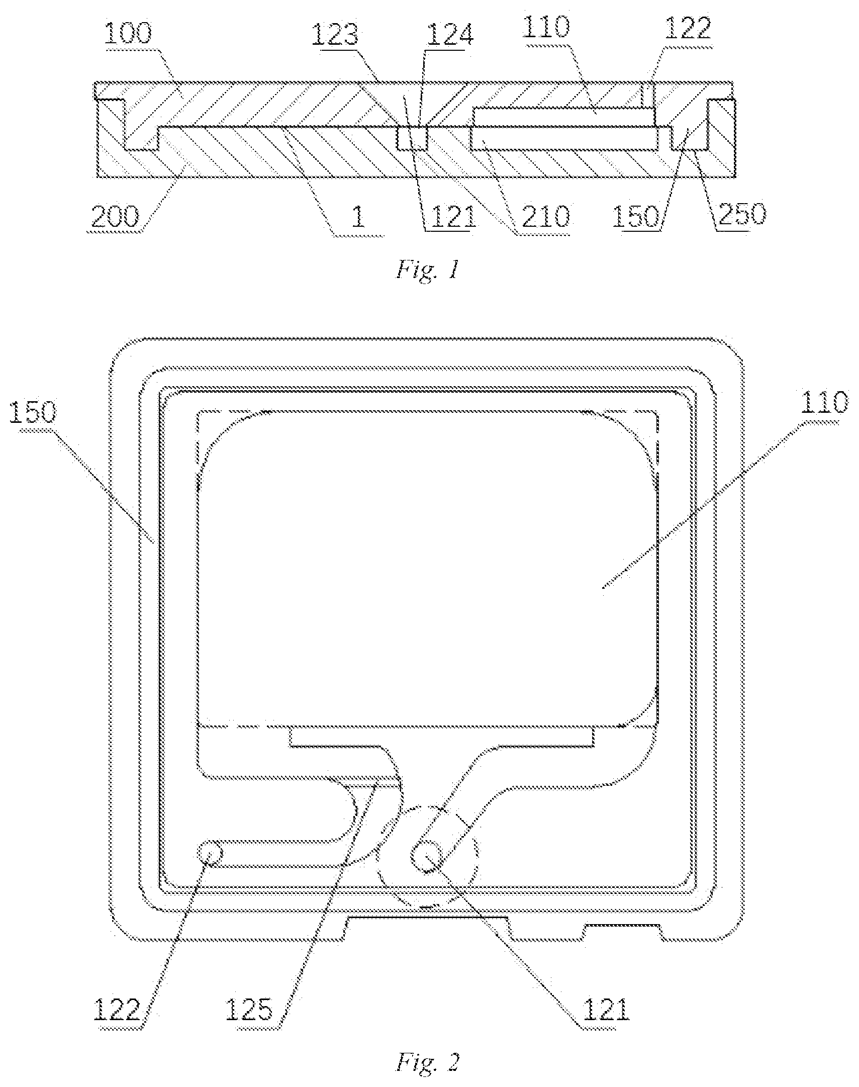 Patent US12313528 — Cuvette for analysis of liquids — Figure 1