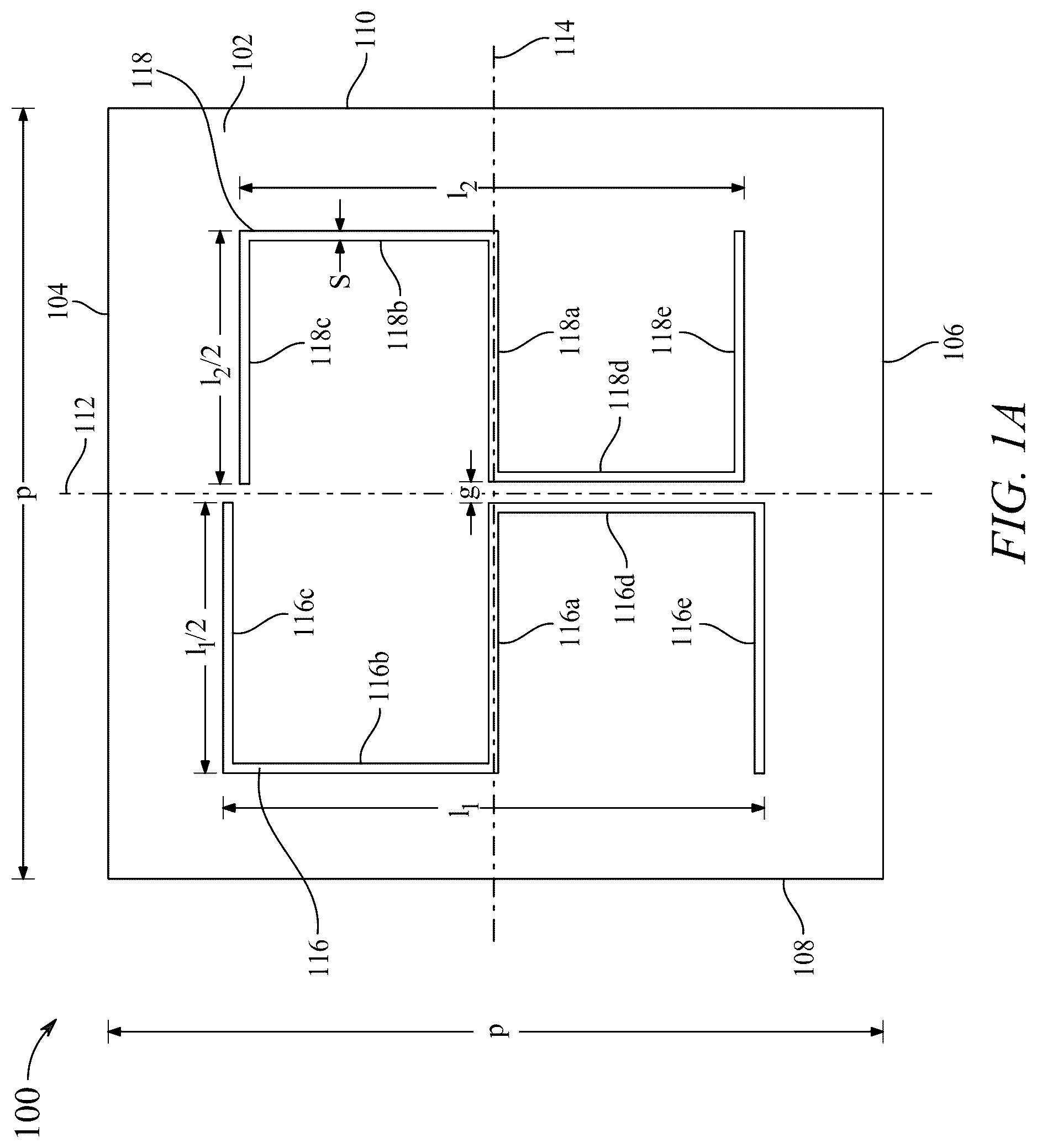 Patent US12313539 — Terahertz asymmetric S-shaped complementary metasurface biosensor for glucose concentration — Figure 1