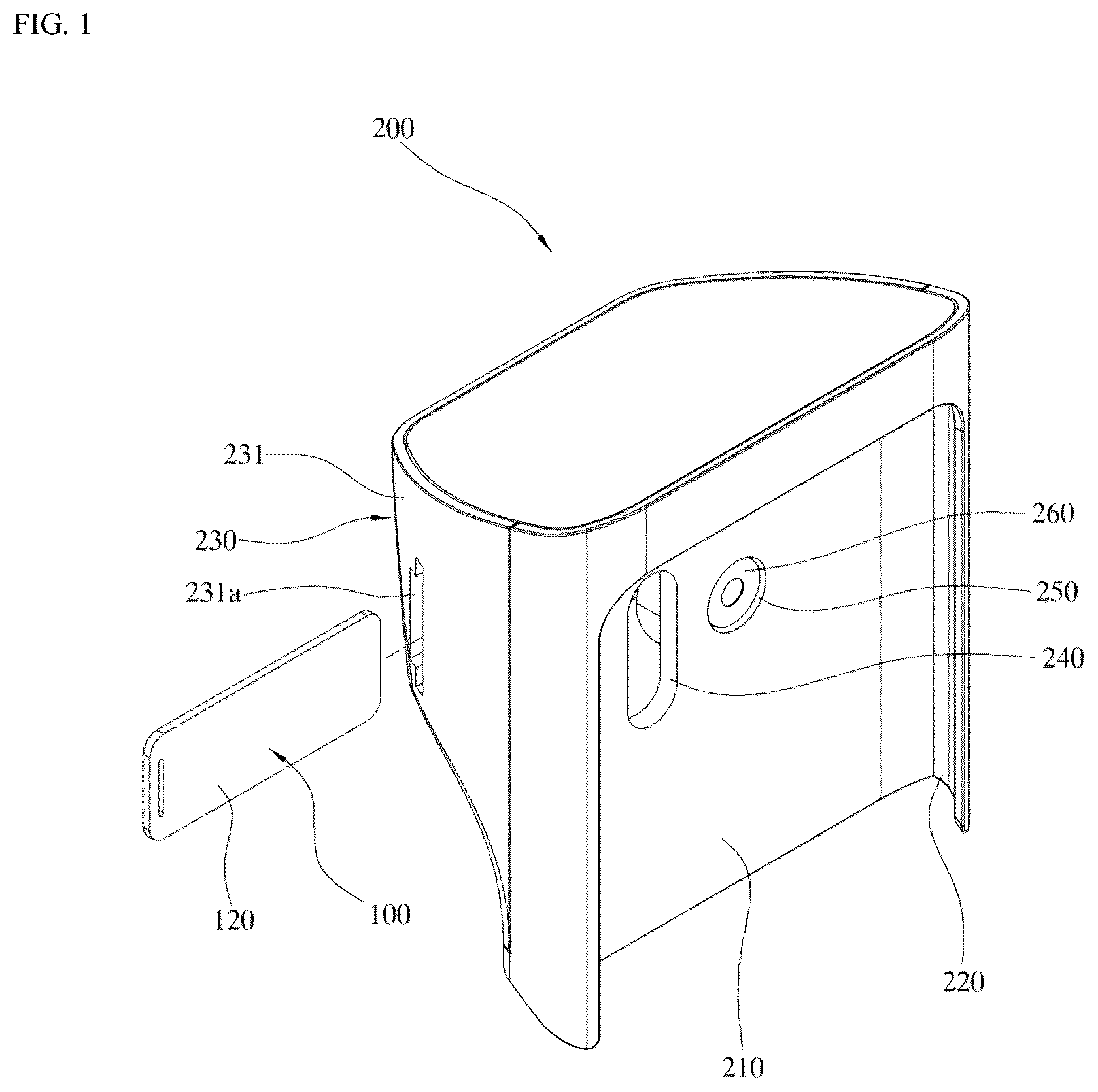 Patent US12313542 Figure 1 – Gadget for measuring retroreflected signal