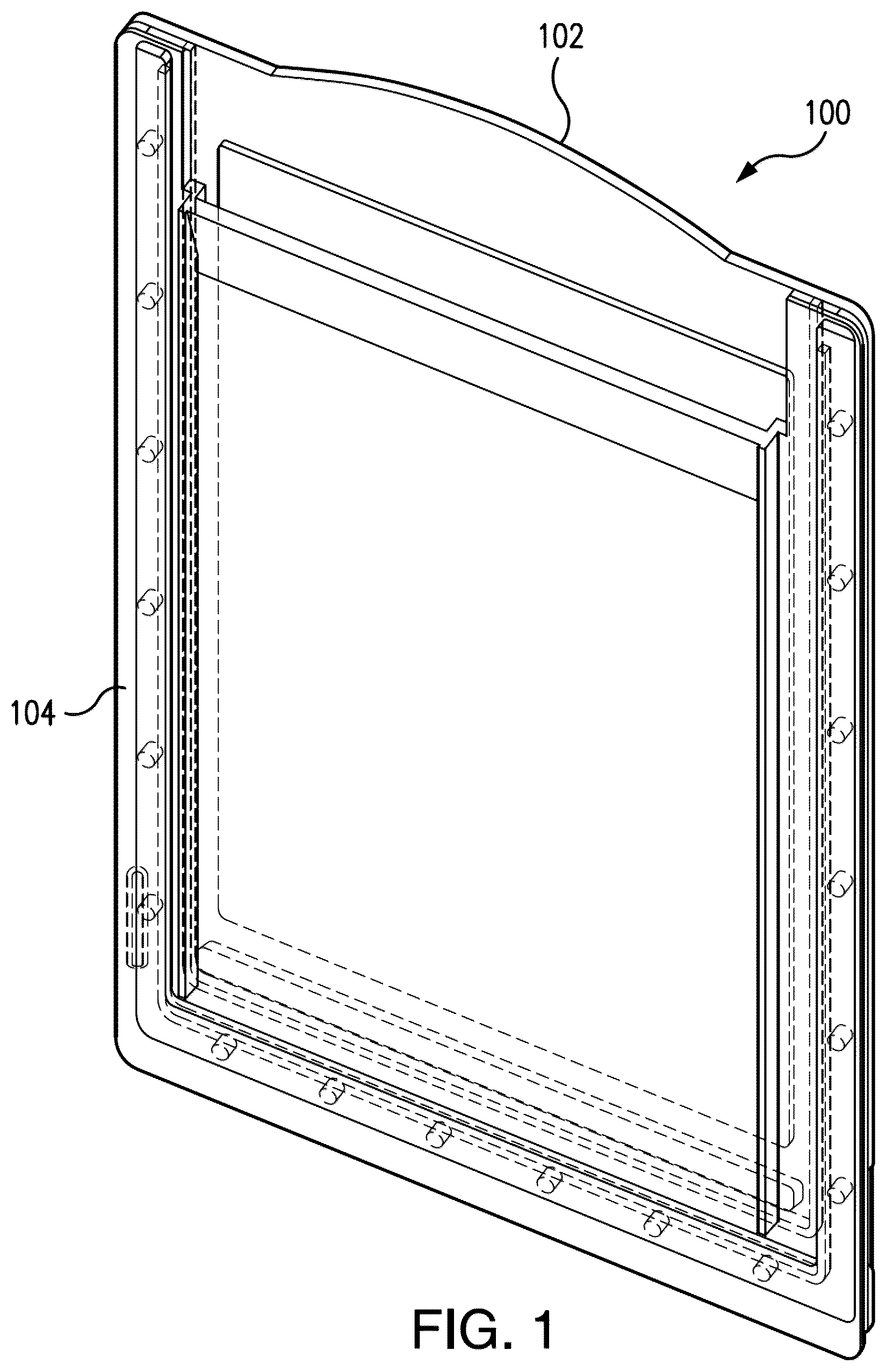 Patent US12313587 — Electrophoresis gel cassette and comb — Figure 1
