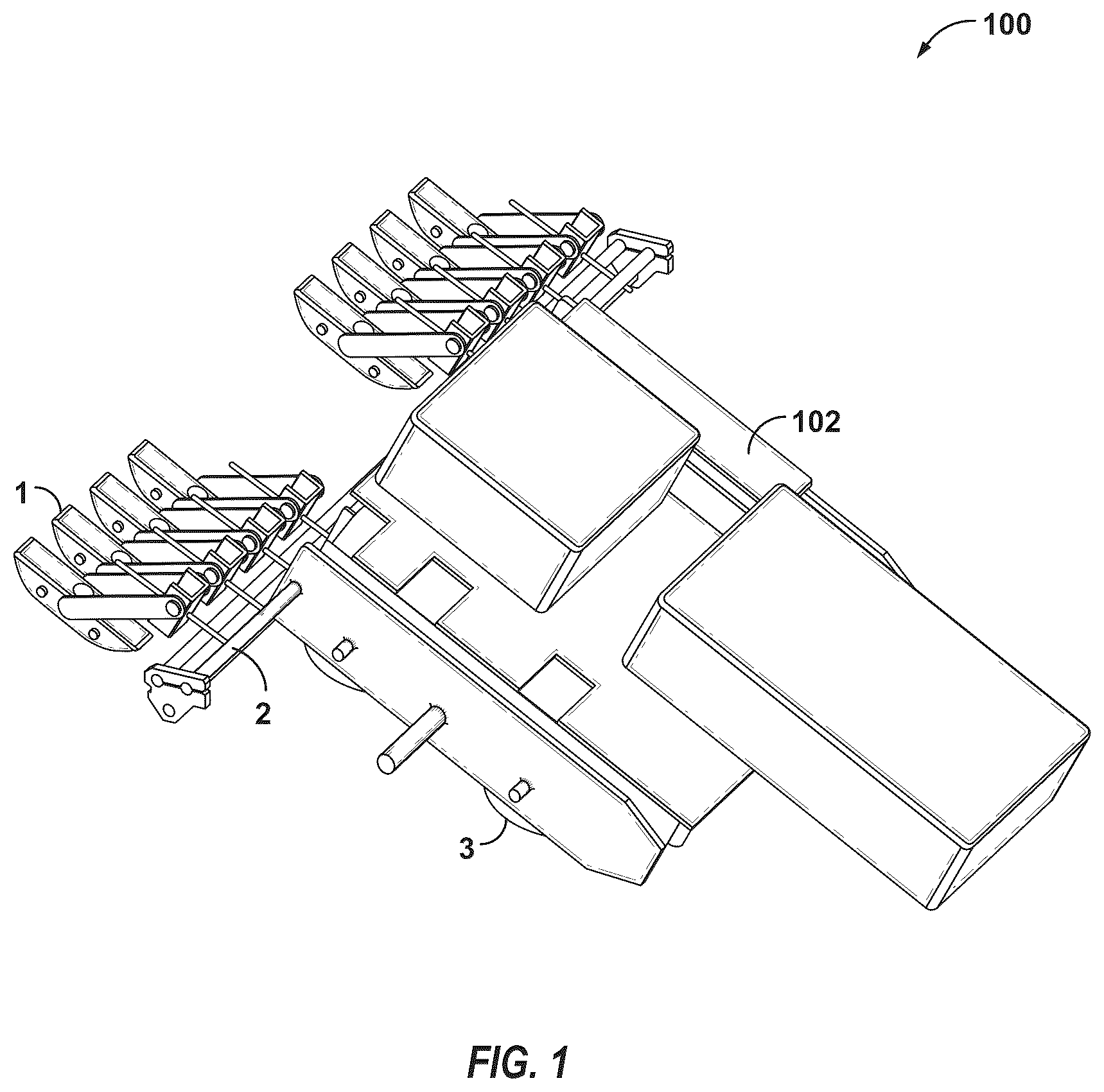 Patent US12313599 Figure 1 – Systems and methods for robotic inspection with simultaneous surface measurements at multiple orientations