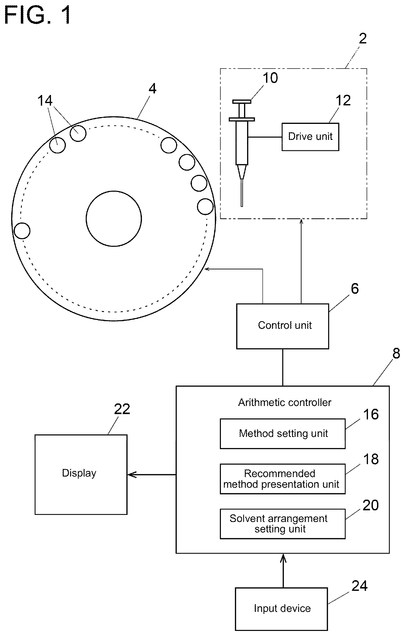 Patent US12313608 — Automatic sample injection device — Figure 1