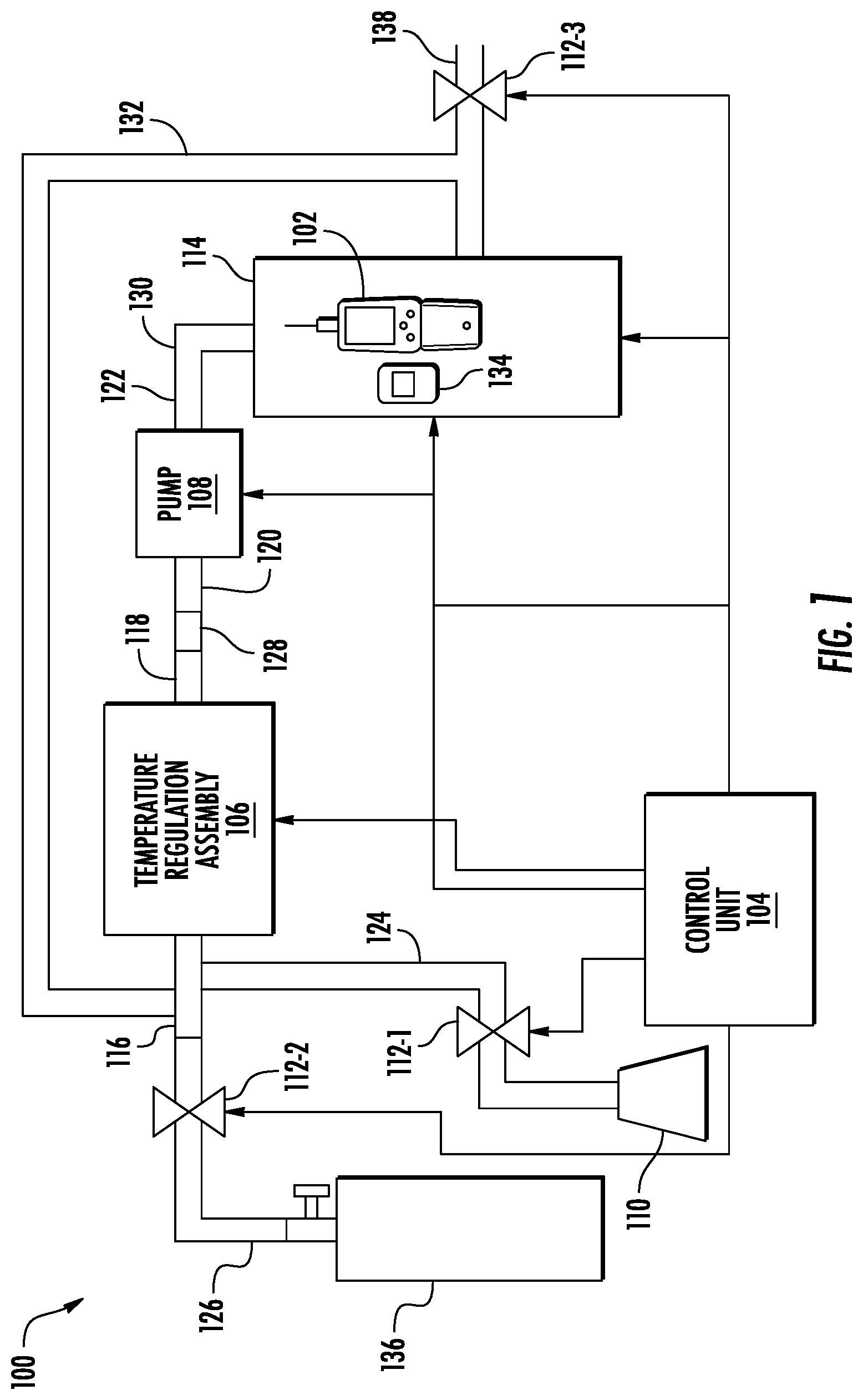 Patent US12313610 — Method and system for calibrating a gas detector — Figure 1