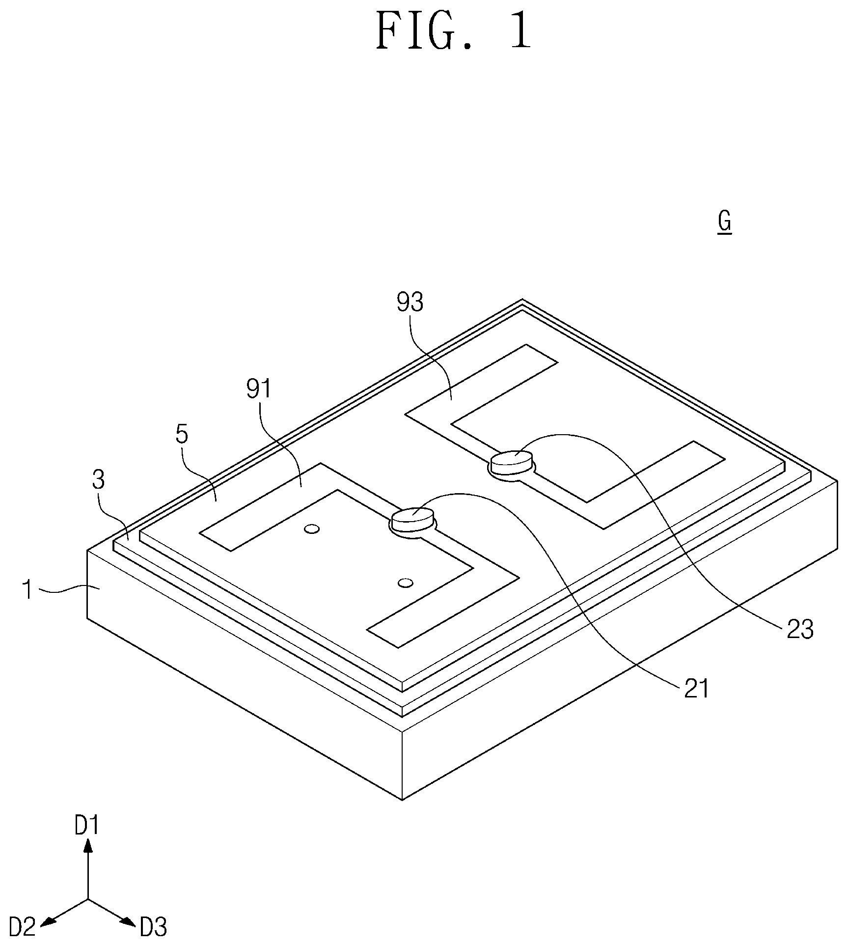 Patent US12313611 — Gas sensor and manufacturing method thereof — Figure 1