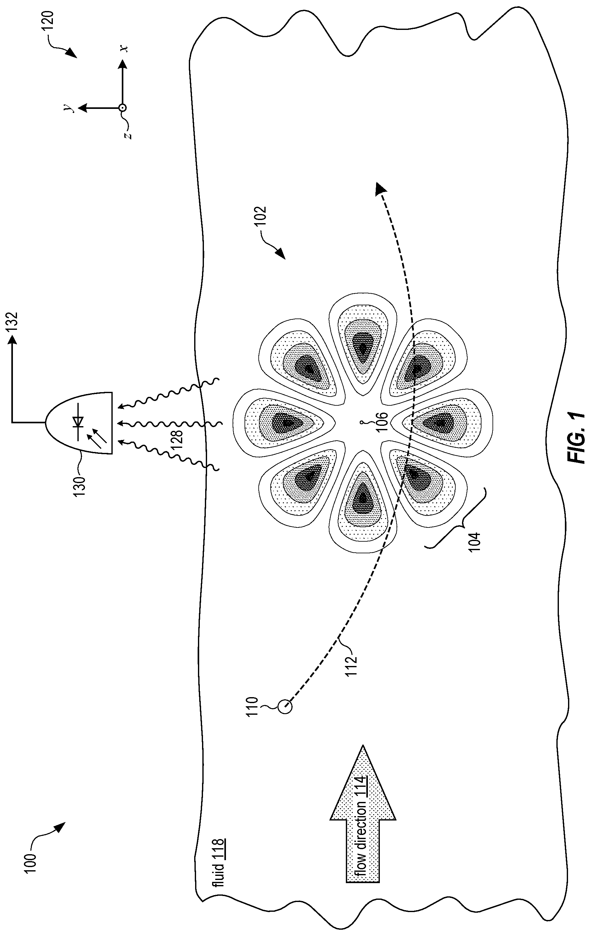 Patent US12313648 — Structured-light velocimeter and velocimetry method — Figure 1