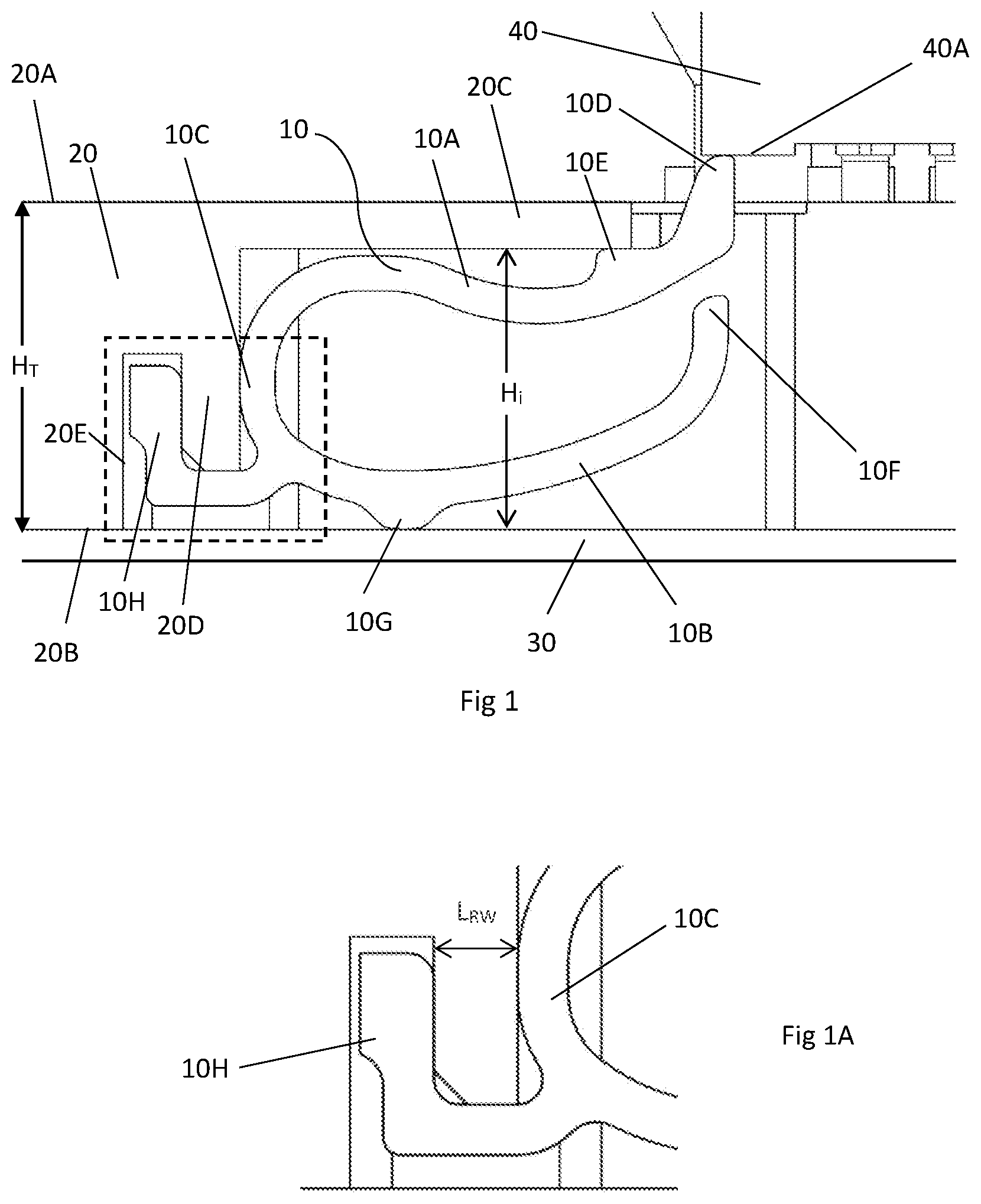 Patent US12313650 — Multi-beam cantilever style contact pin for IC testing — Figure 1