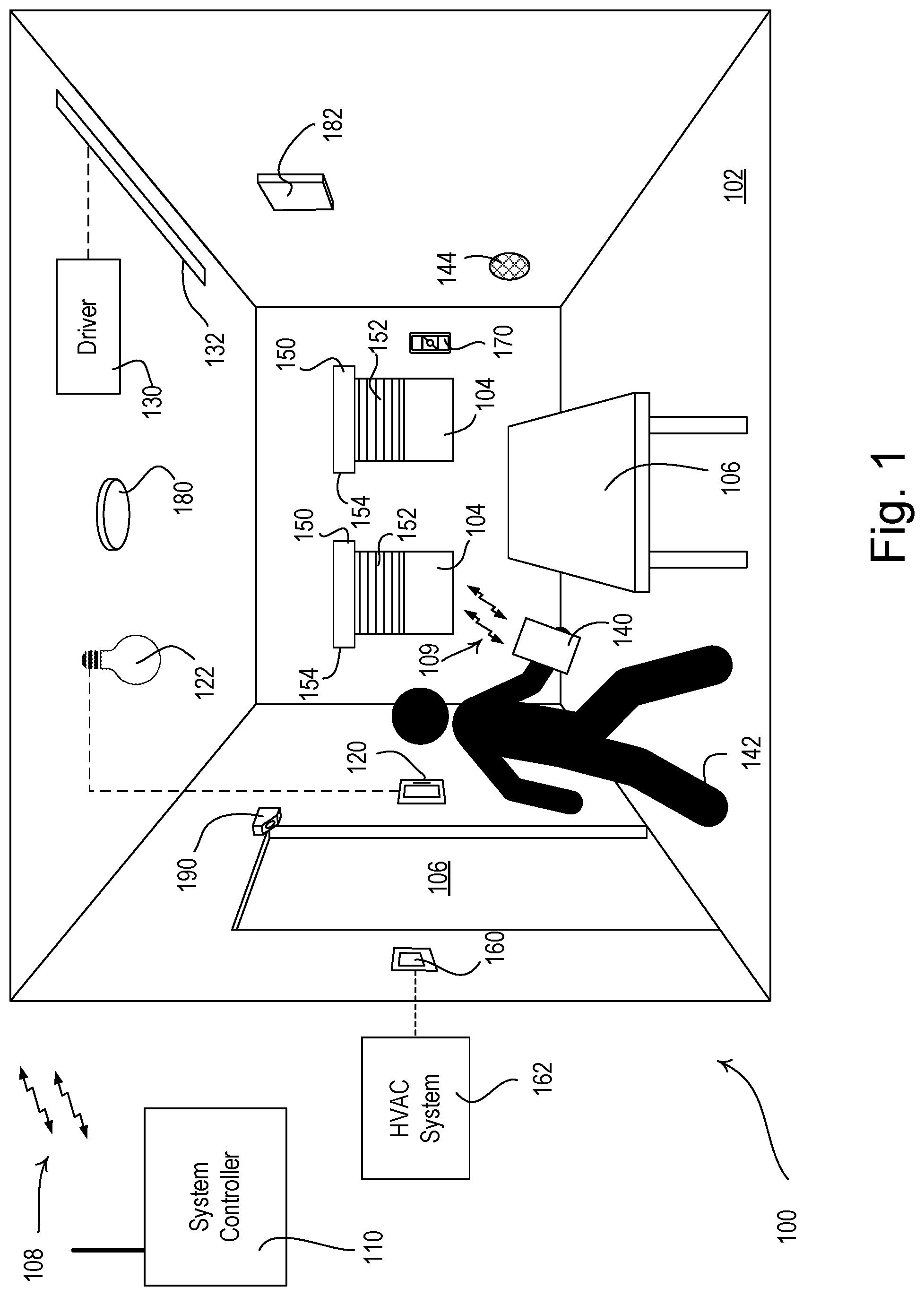 Patent US12313722 — Occupant detection device — Figure 1