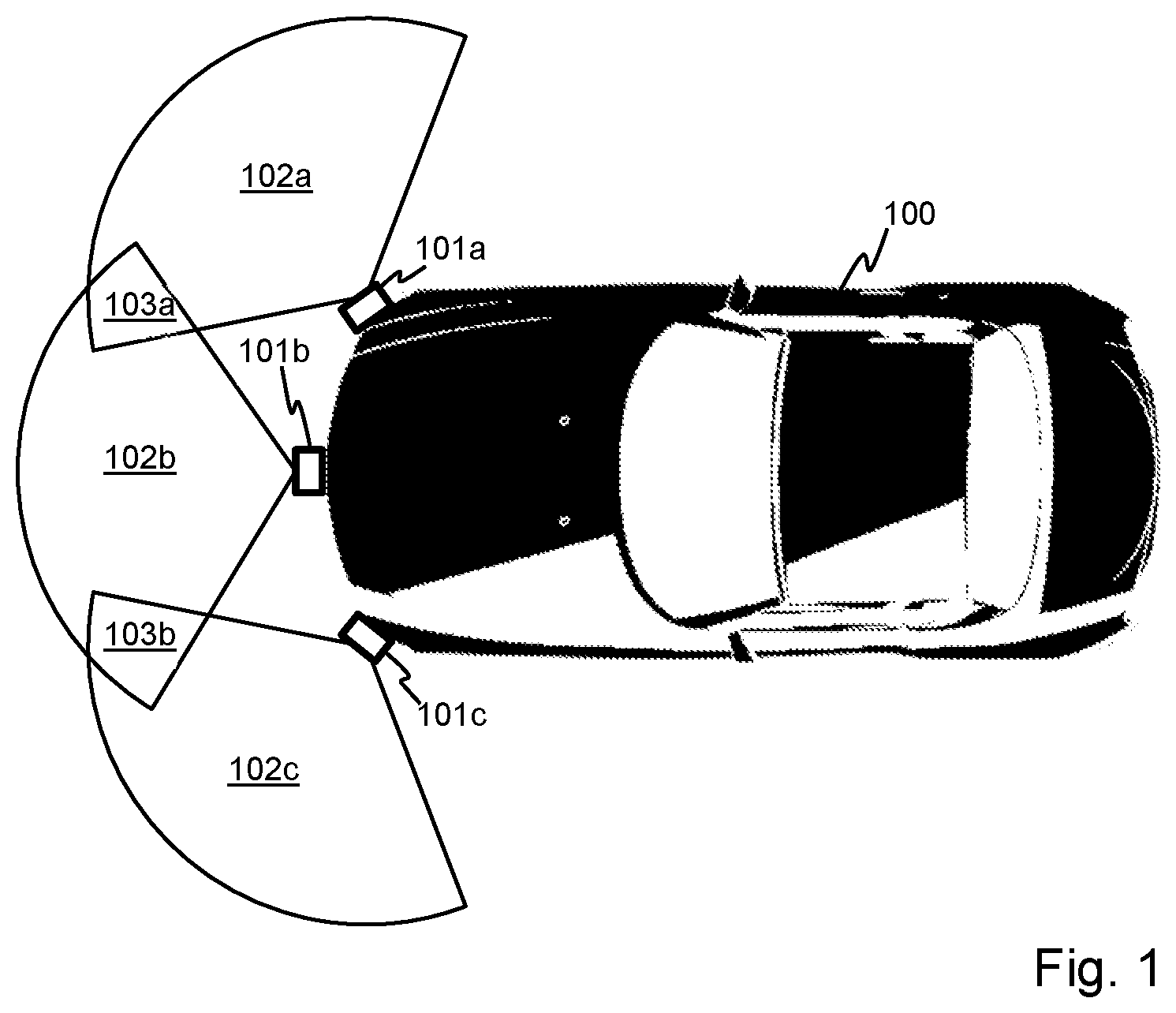 Patent US12313729 — Distributed radar system — Figure 1
