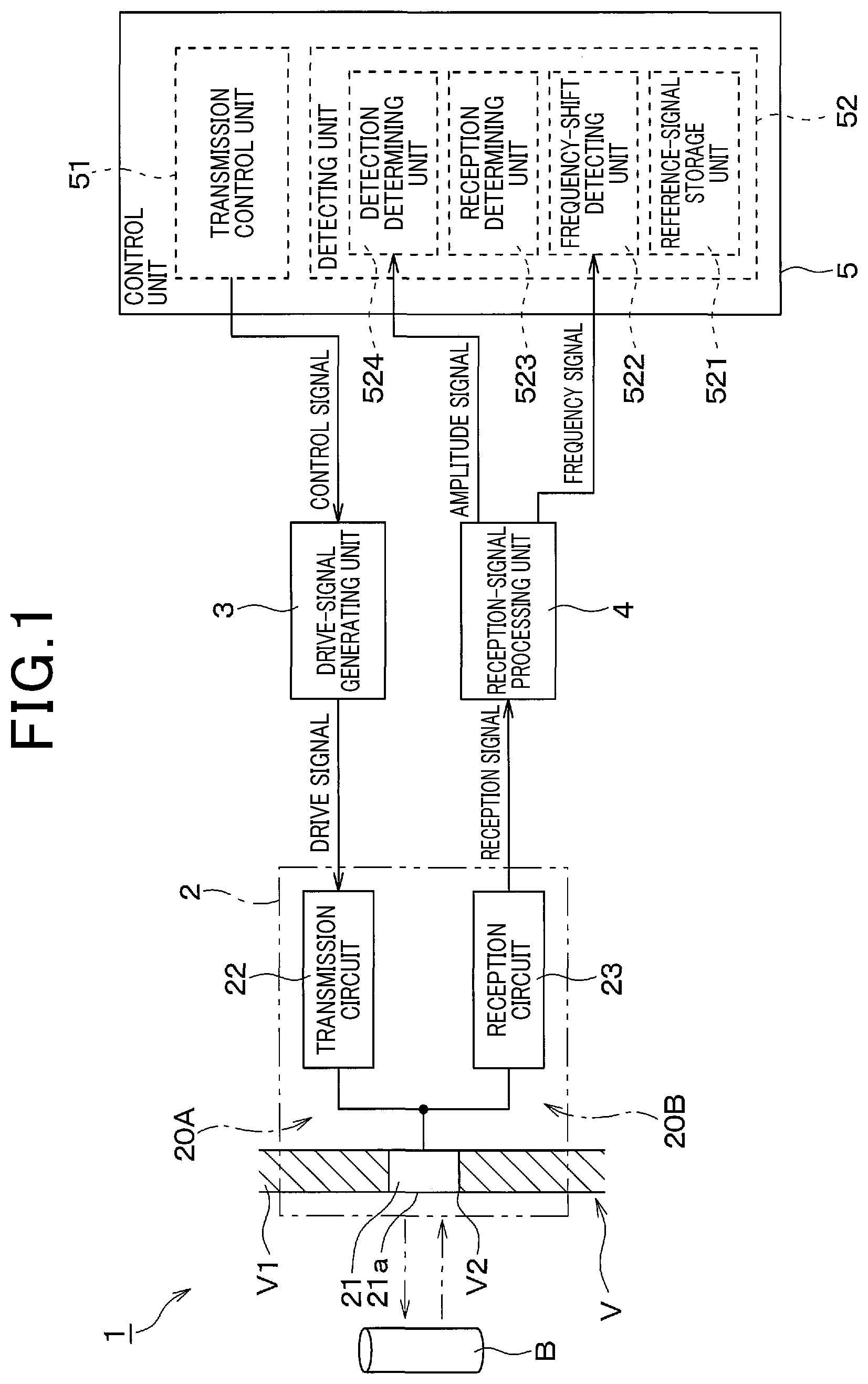 Patent US12313737 — Object detection apparatus and object detection method — Figure 1