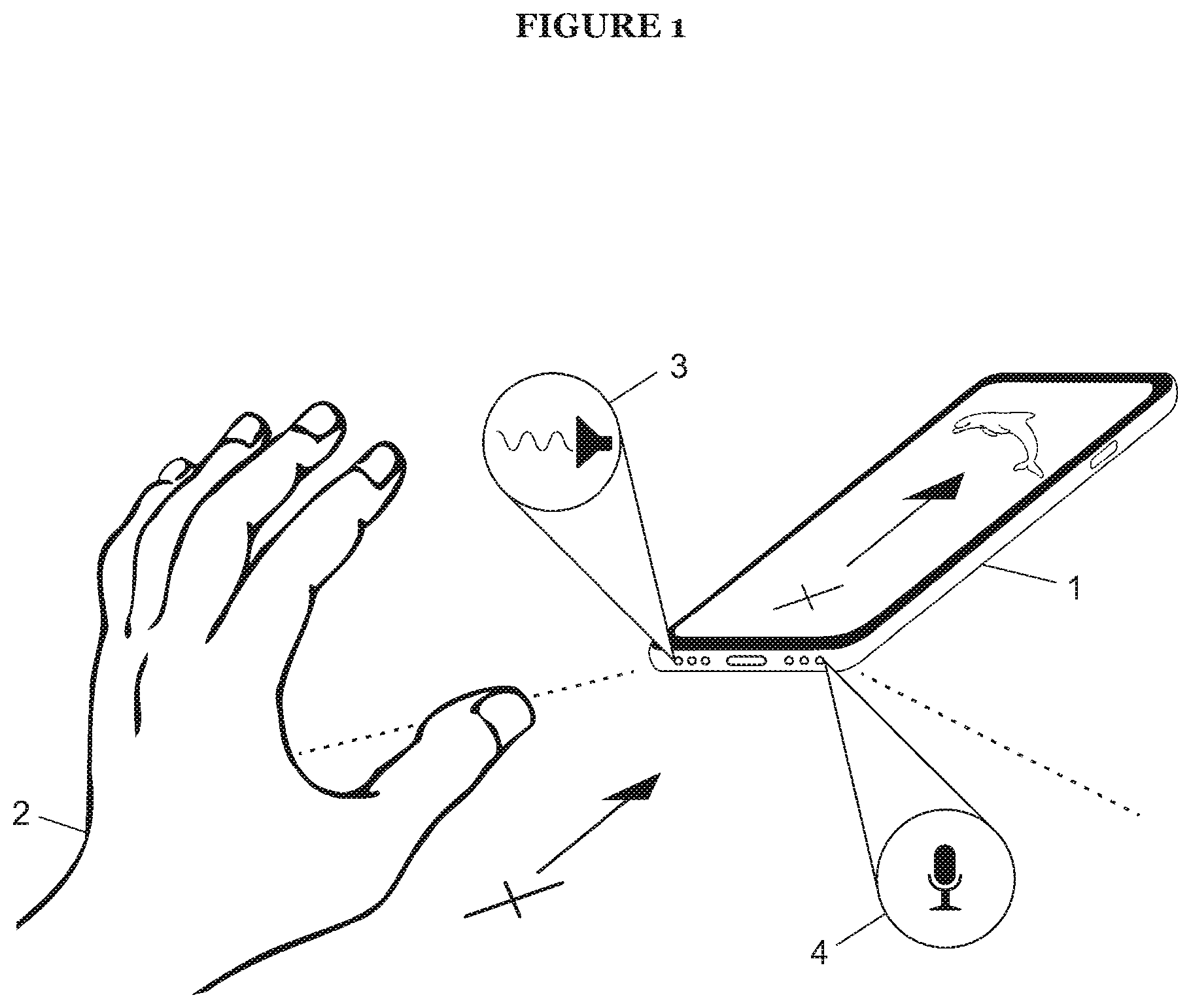 Patent US12313738 — Motion tracking using pure tones — Figure 1