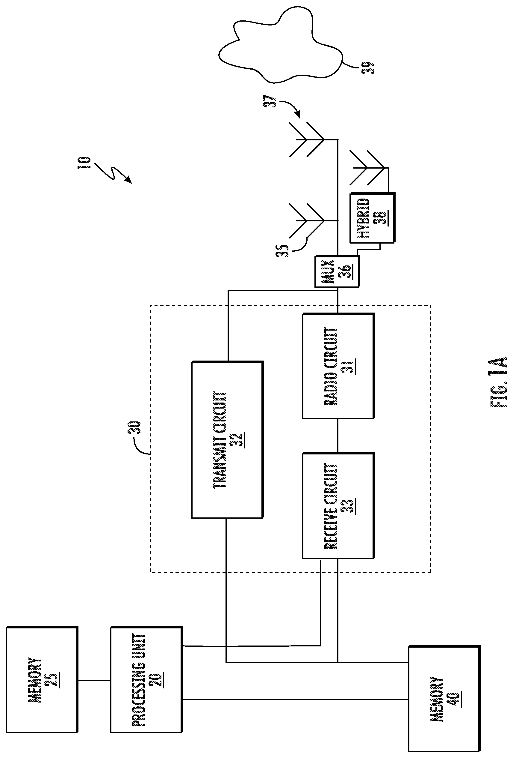 Patent US12313741 — Hybrid AoX and HADM system for low cost and simple location finding — Figure 1