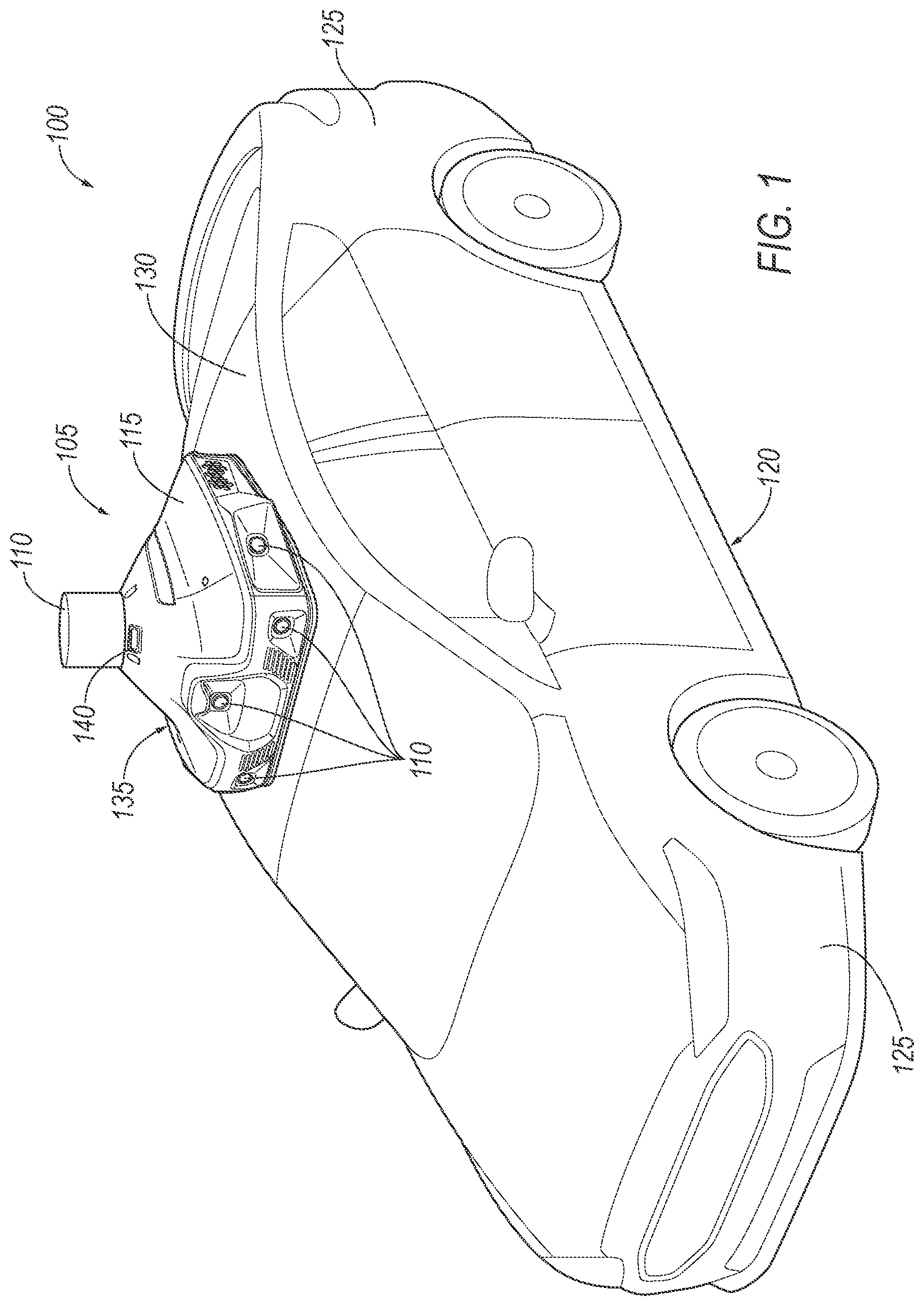 Patent US12313781 — Sensor assembly with fluid management seal — Figure 1