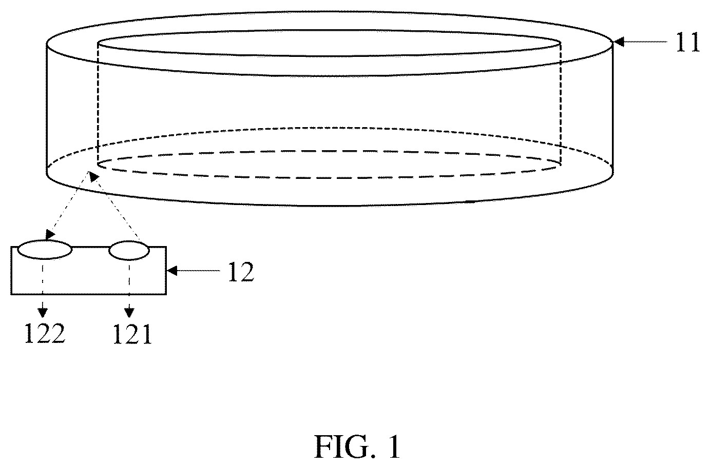 Patent US12313787 — Electronic device, and interaction method and device — Figure 1
