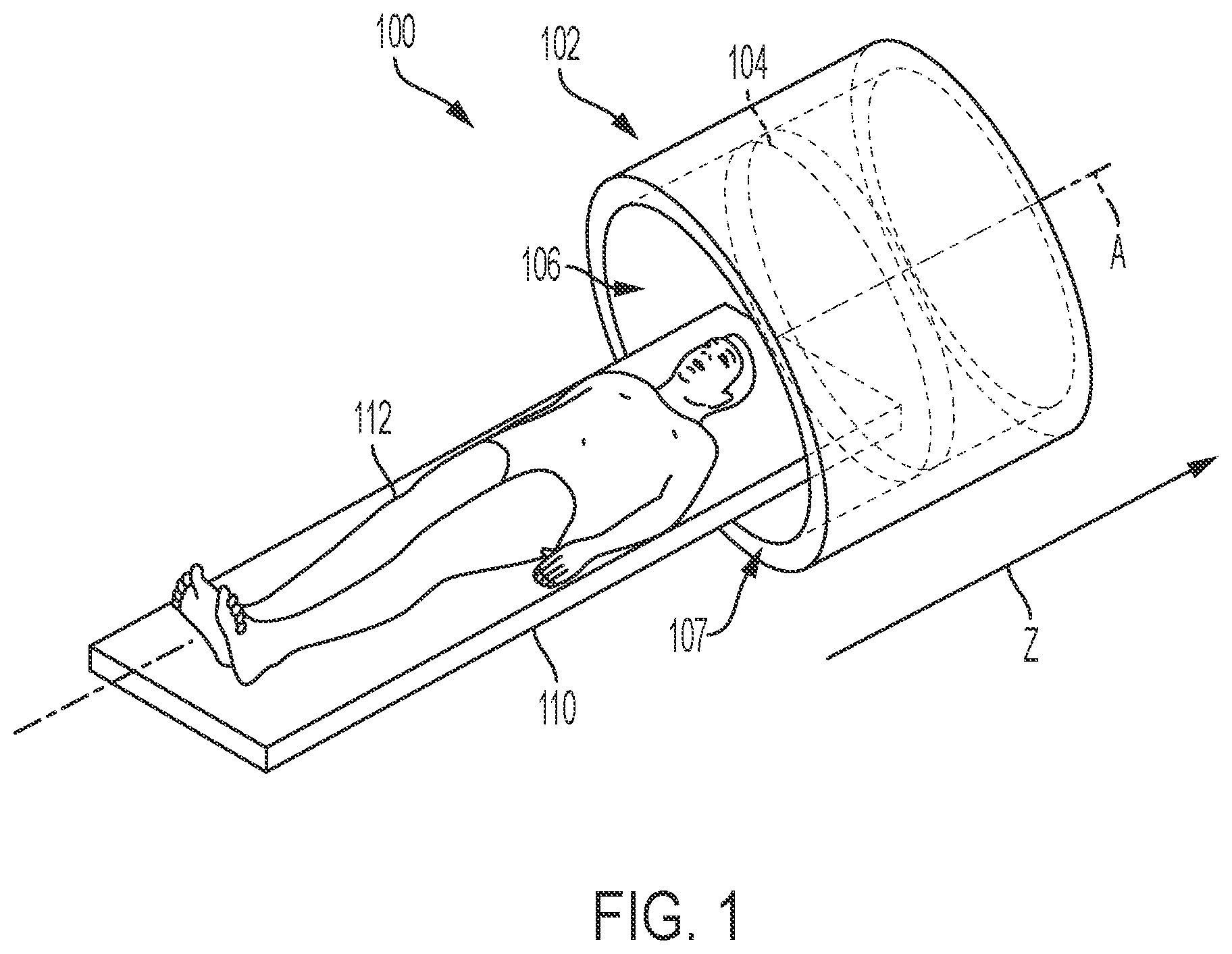 Patent US12313798 — Helically-arranged positron emission tomography detector units — Figure 1