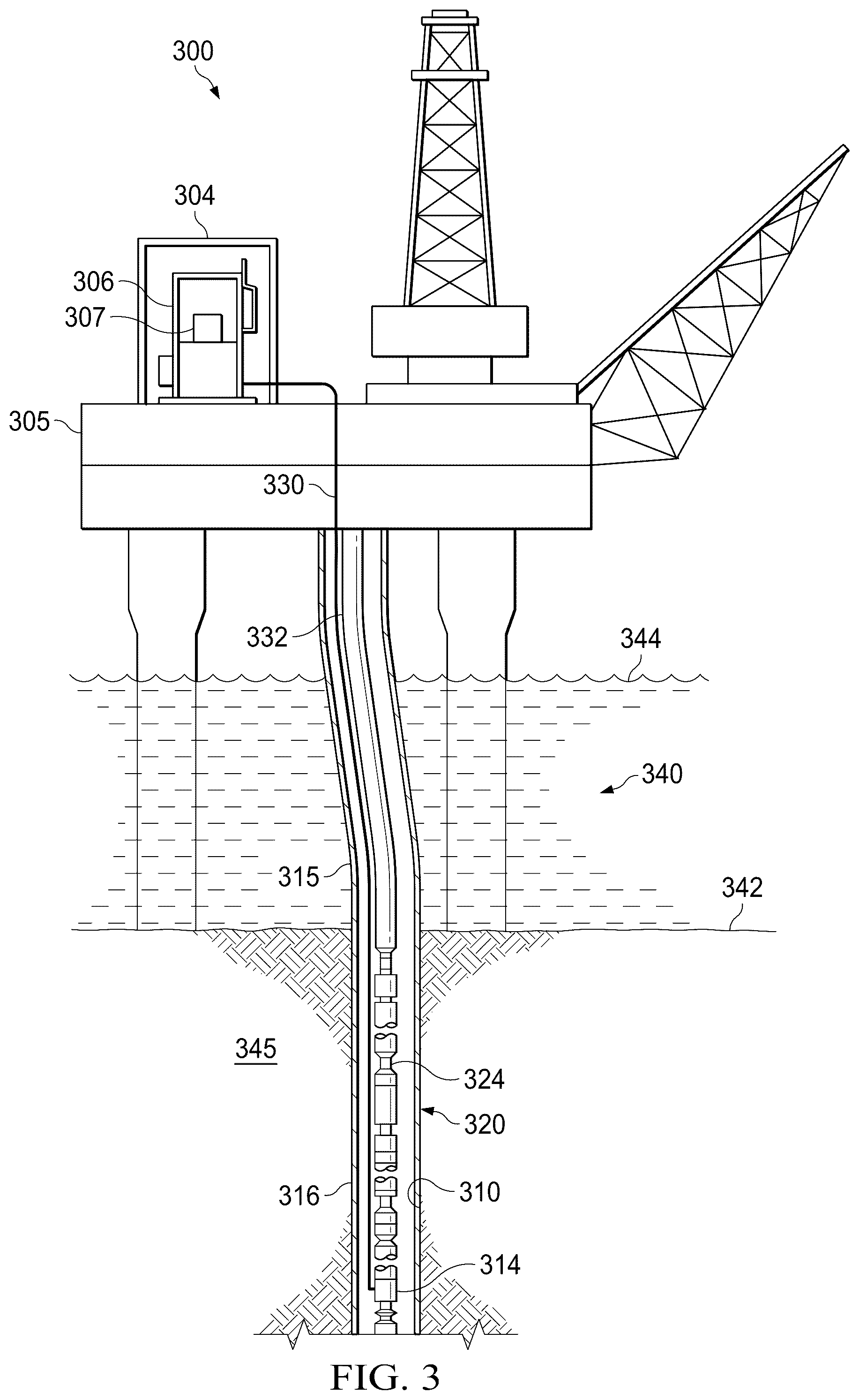 Patent US12313808 Figure 3 – Correlating true vertical depths for a measured depth