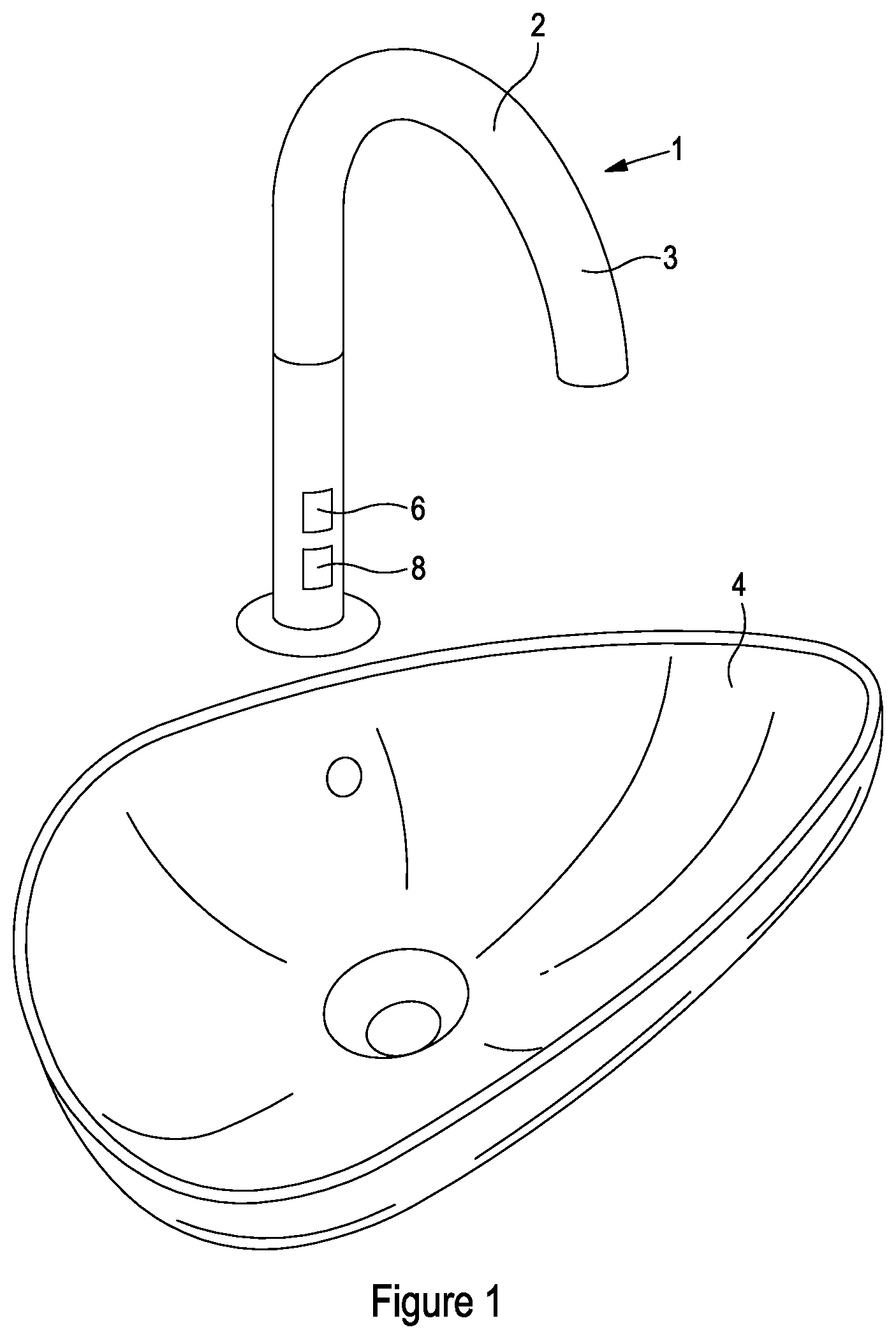 Patent US12313811 — Control system for a fluid delivery device — Figure 1