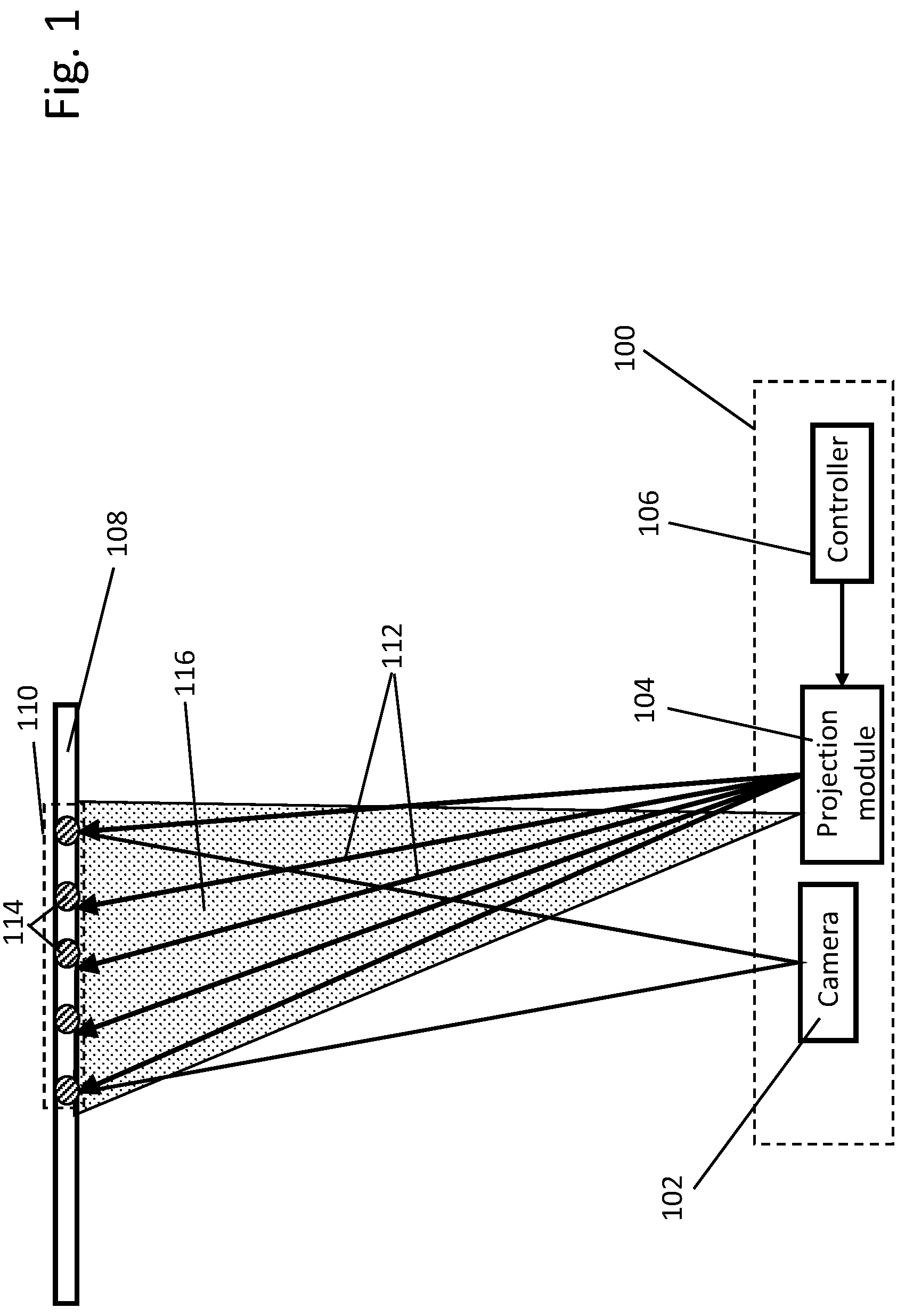 Patent US12313812 — MOE-based illumination projector — Figure 1