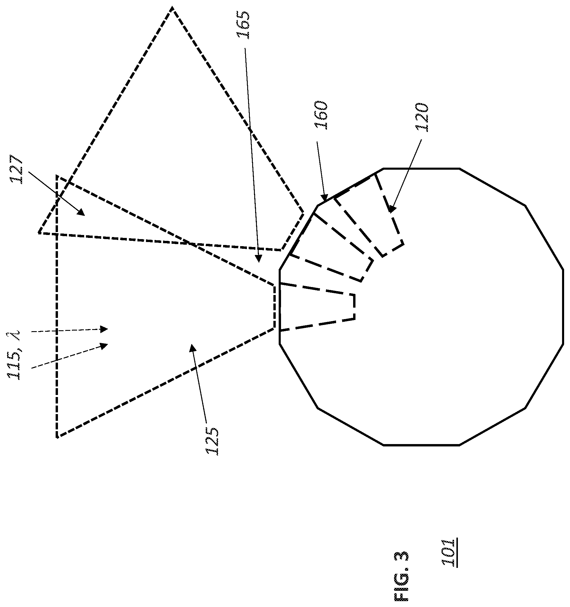 Patent US12313825 Figure 4 – Lens design for low parallax panoramic camera systems