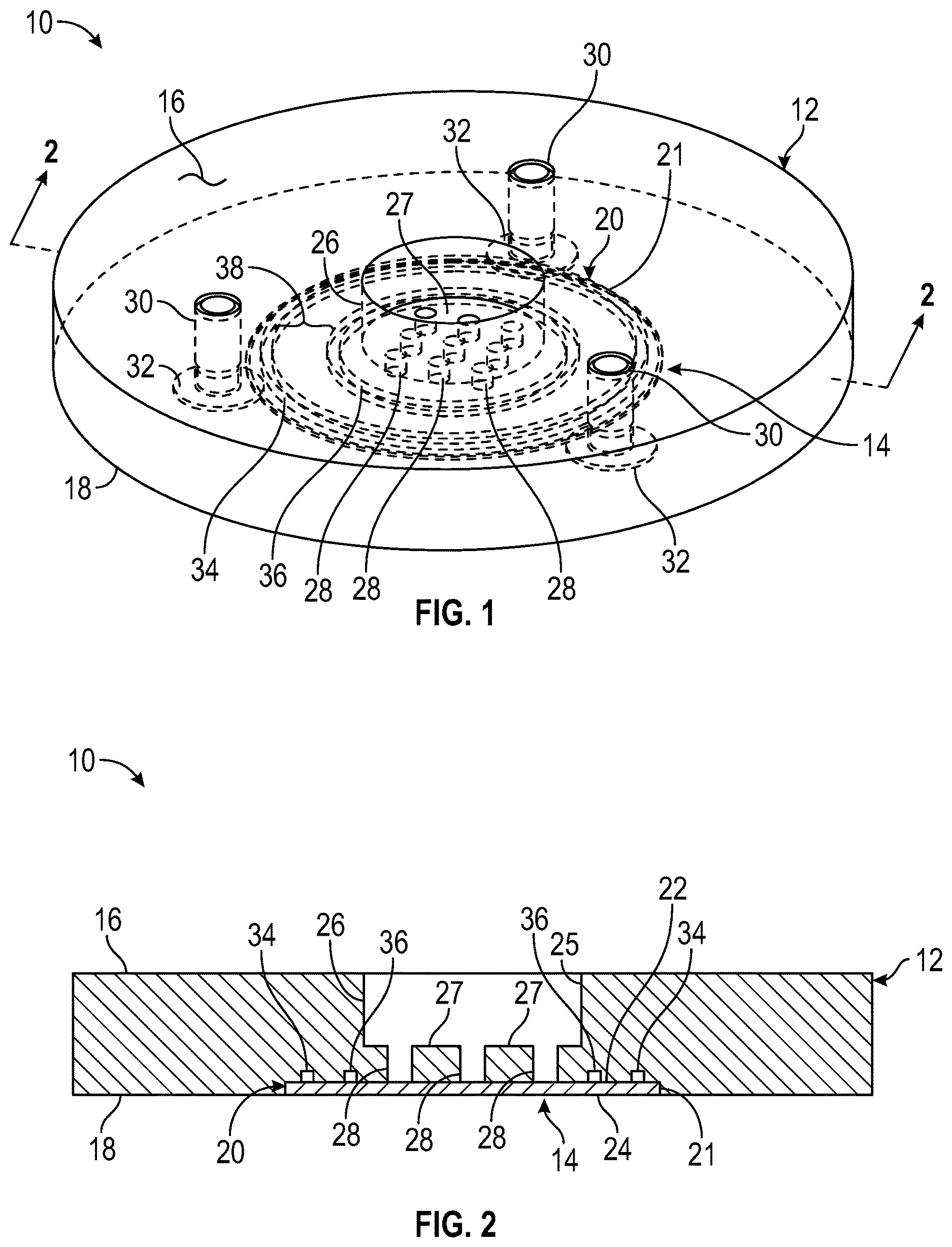 Patent US12313833 — Methods and devices for biocompatible glass-bottom microscopy chambers — Figure 1