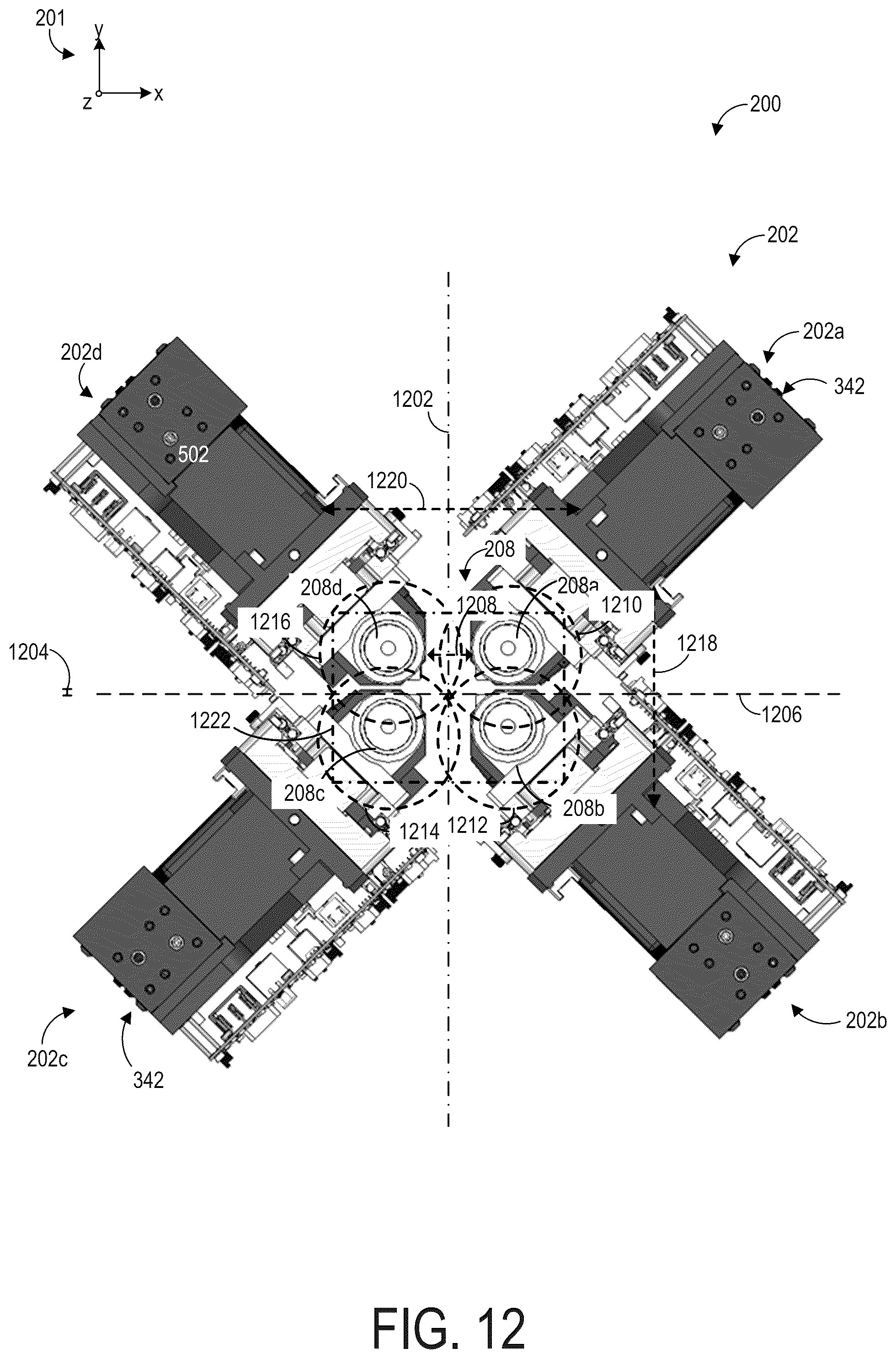Patent US12313835 Figure 13 – Method and systems for autofocusing