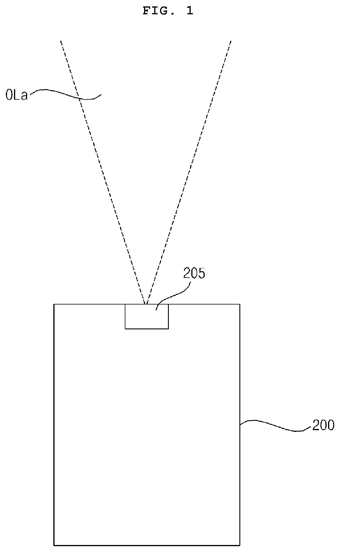 Patent US12313842 — Scanner and electronic device having same — Figure 1