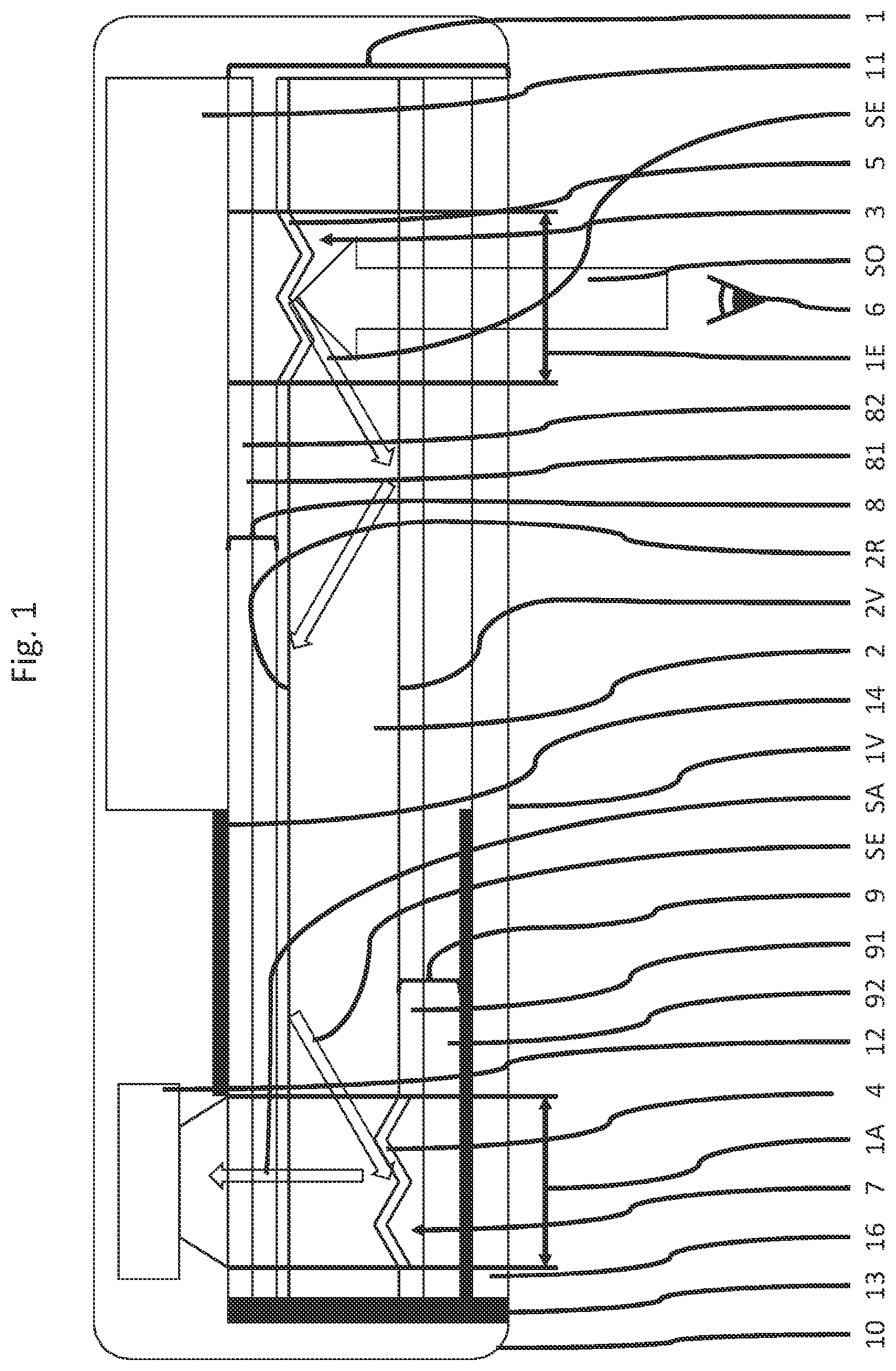 Patent US12313873 — Concealed grating structures — Figure 1