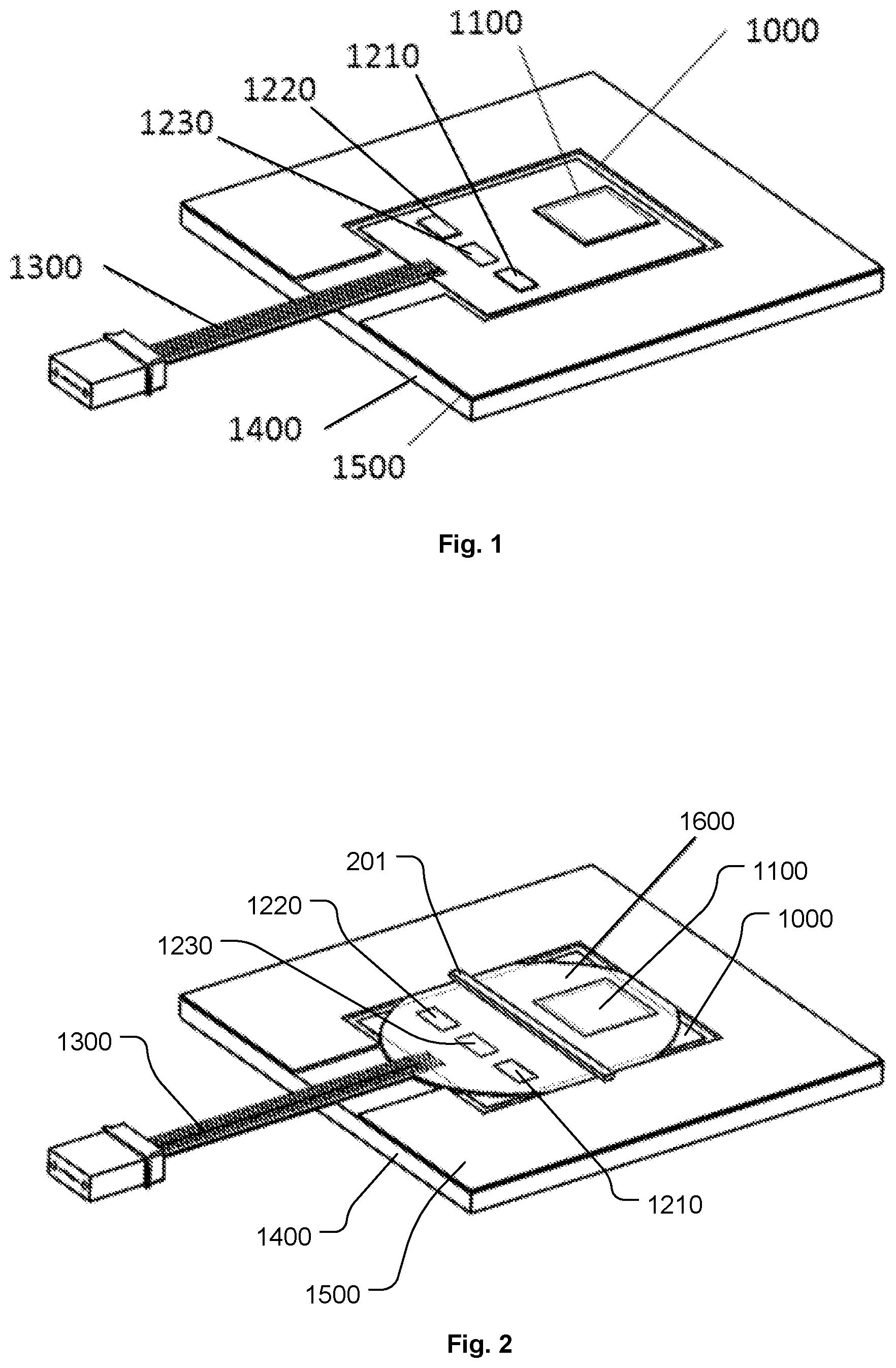 Patent US12313891 — Thermal management system for multi-chip-module and associated methods — Figure 1
