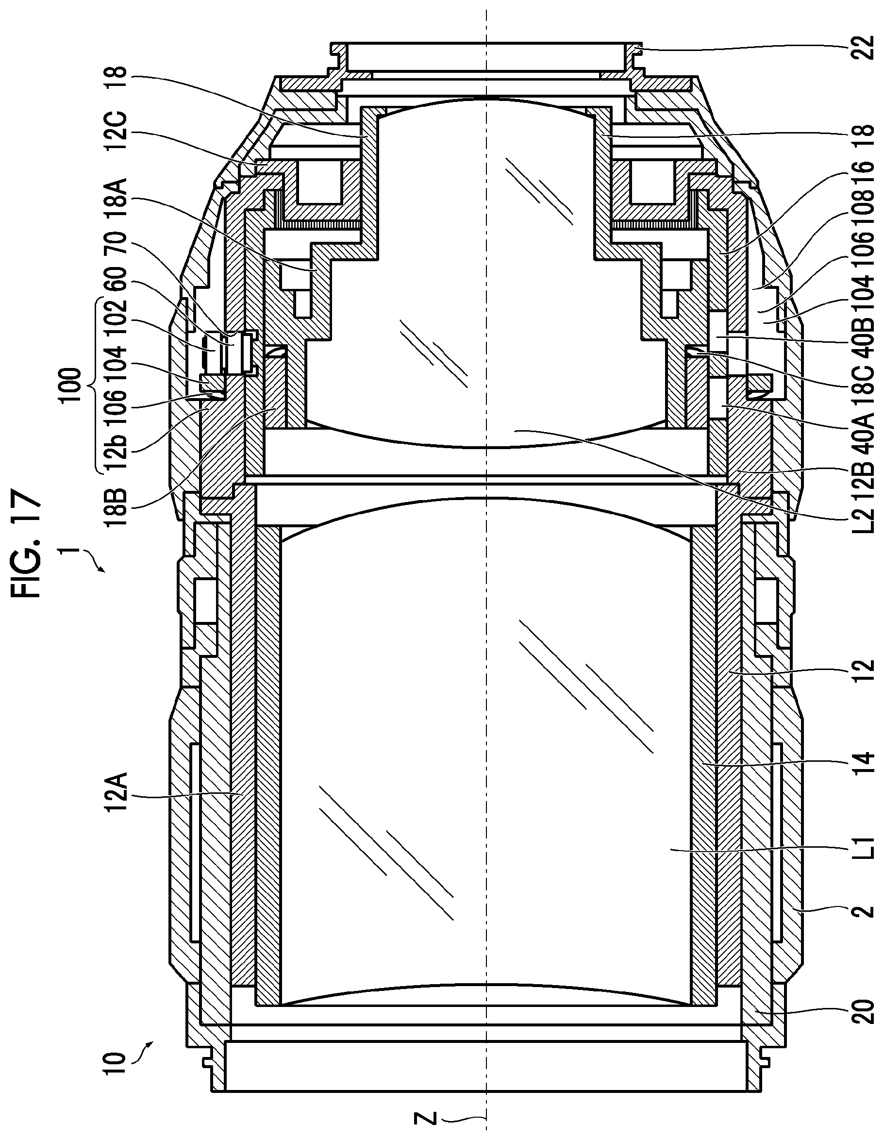 Patent US12313901 Figure 17 – Lens barrel
