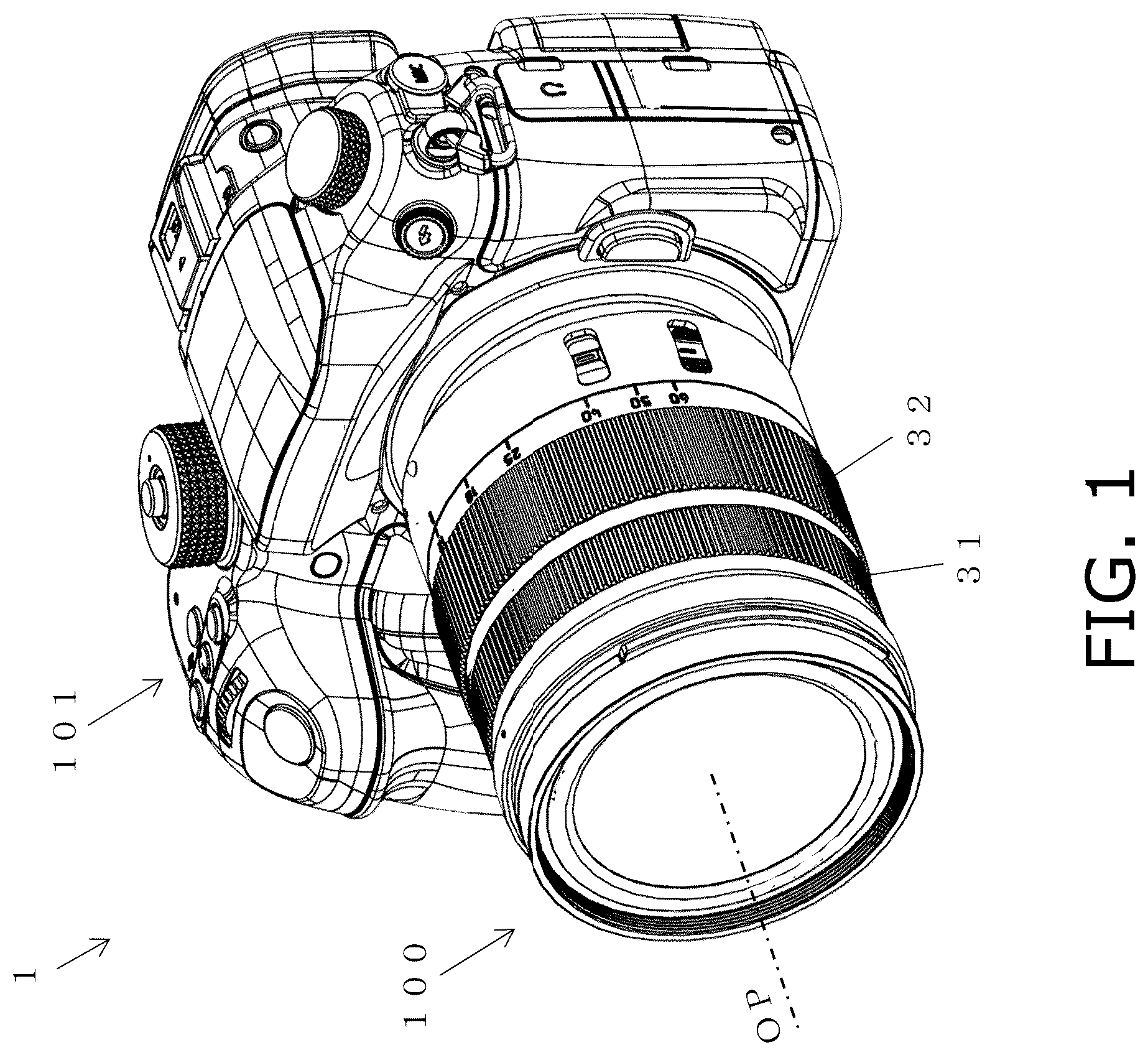 Patent US12313903 Figure 1 – Lens support mechanism, and lens barrel and camera provided with the lens support mechanism