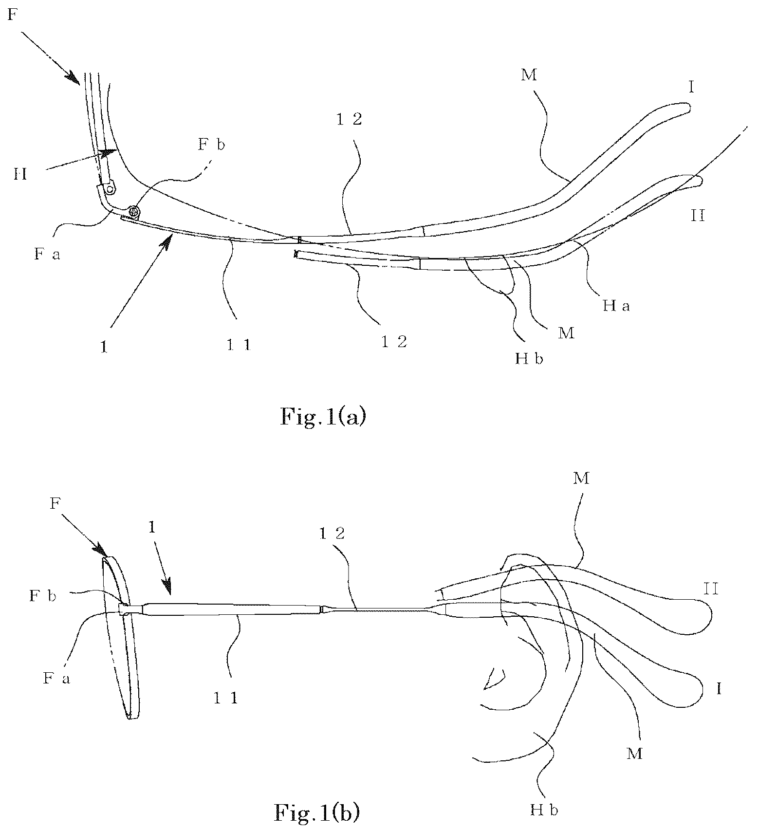 Patent US12313915 — Eyeglass-shaped frame — Figure 1